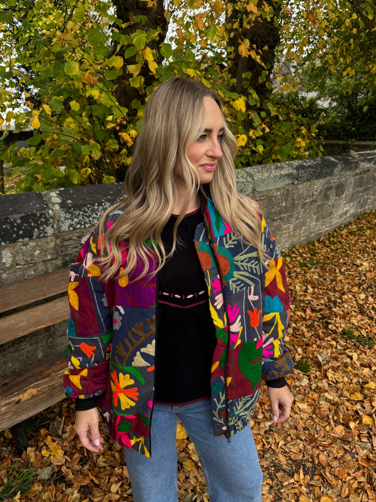 Suzani Oversized Bomber