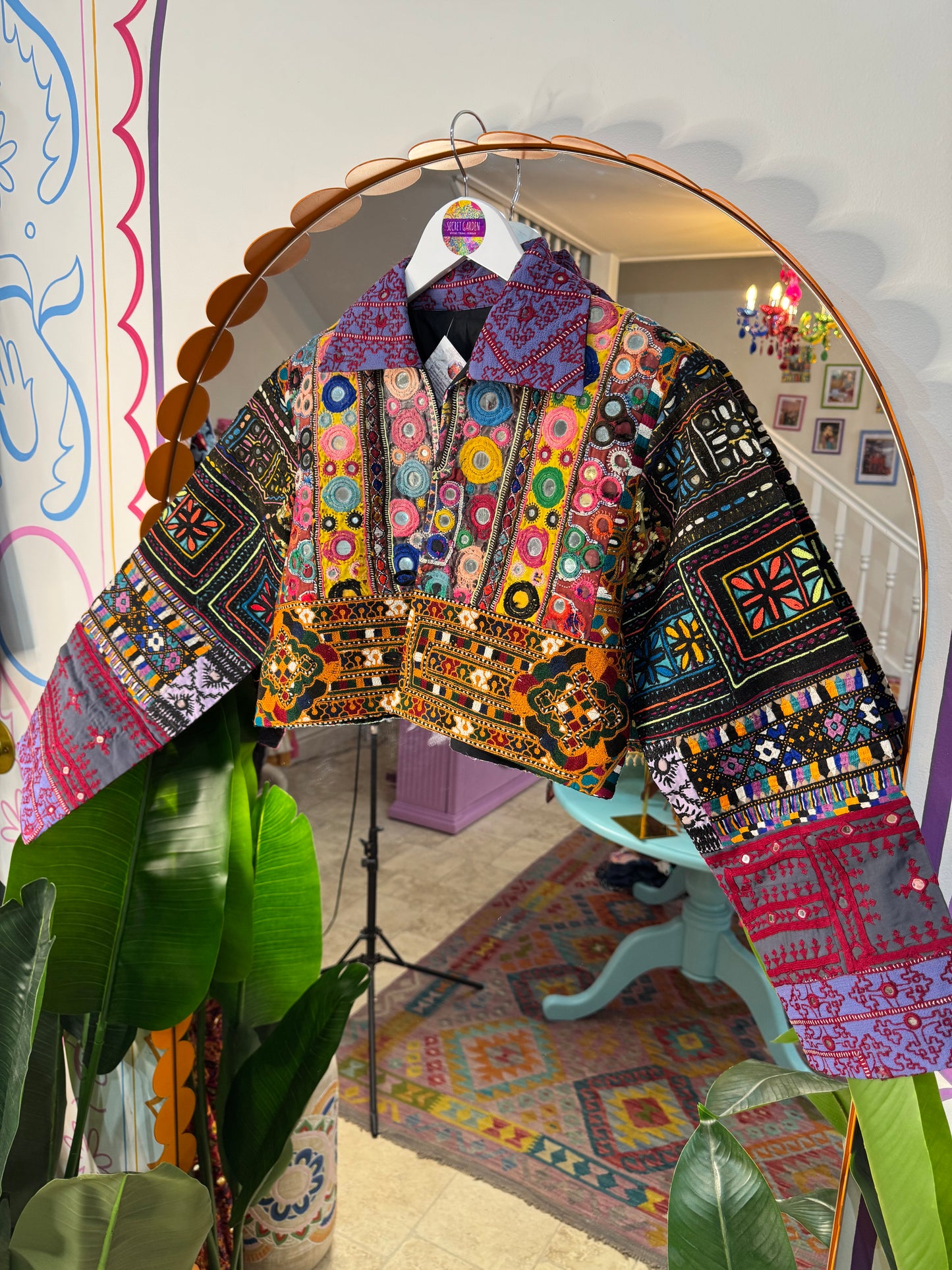 Jaipur Cropped Jacket SIZE UK 6-12