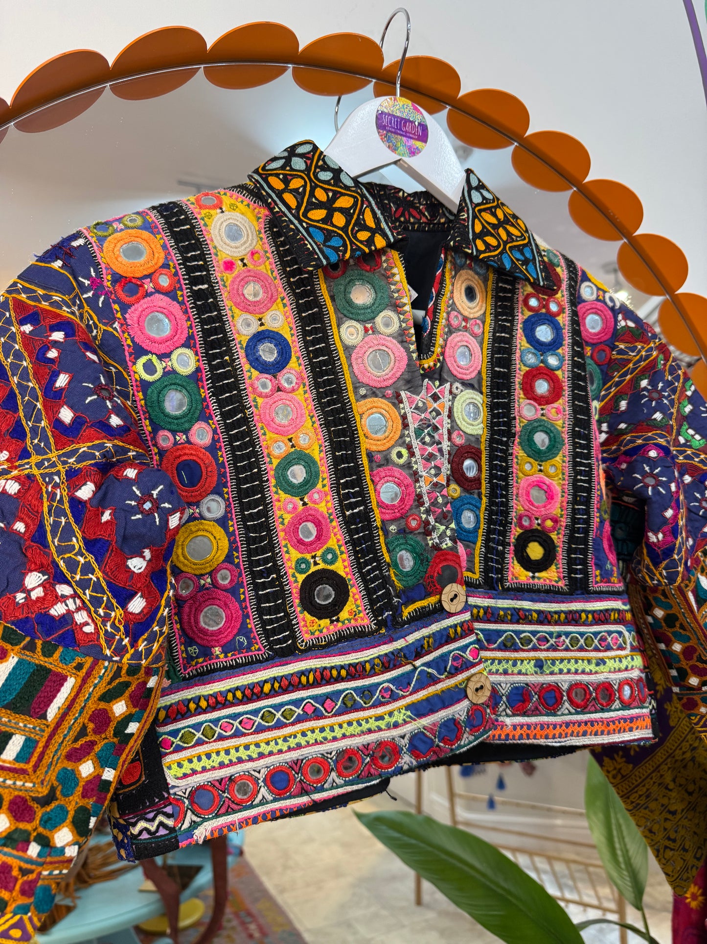 Jaipur Cropped Jacket SIZE UK 6-12