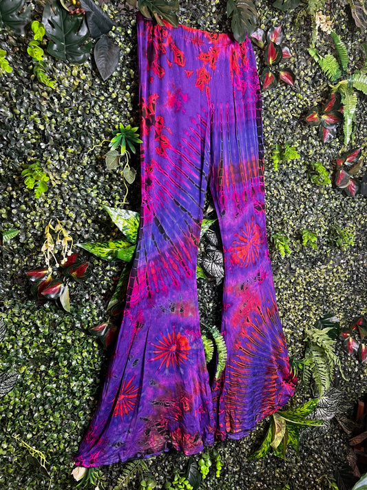 Tie Dye Flare - Purple 2