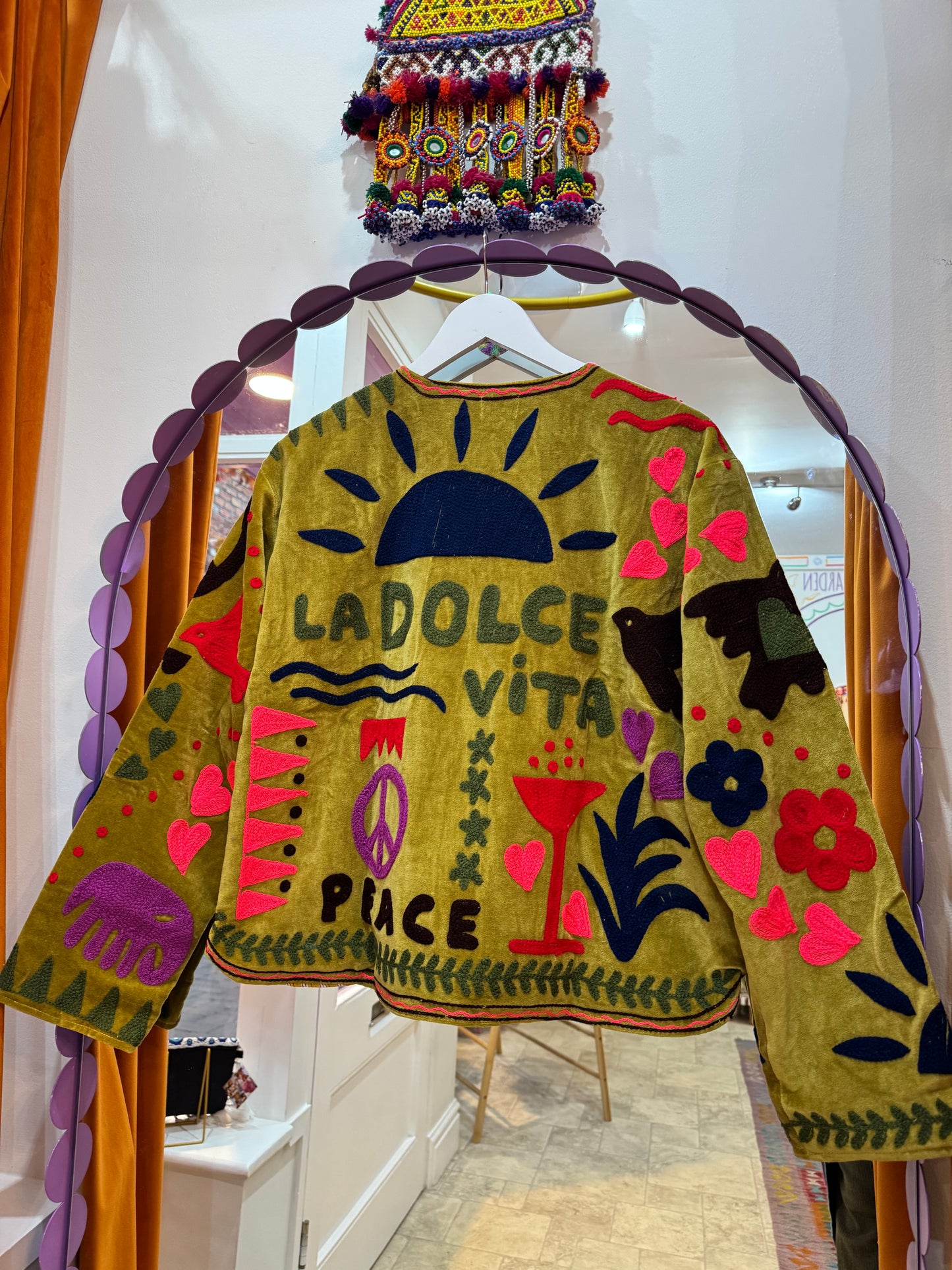 Joy Velvet Duster Jacket - 10