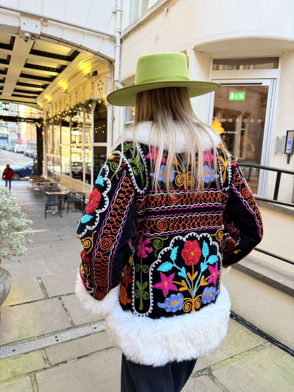 Vintage 70s Suzani Short Coat