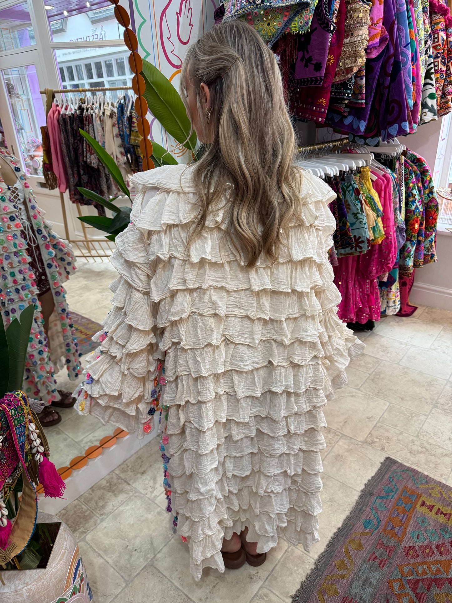Gypsy Soul Maxi Ruffle Jacket