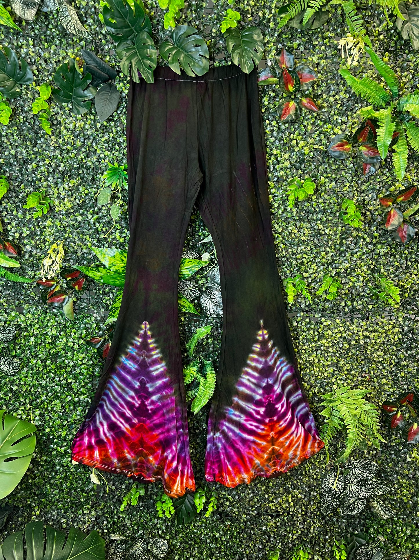 Tie Dye Flare - Green 2