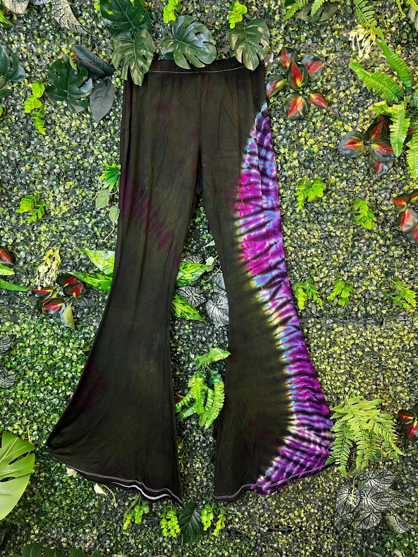 Tie Dye Flare - Green 10