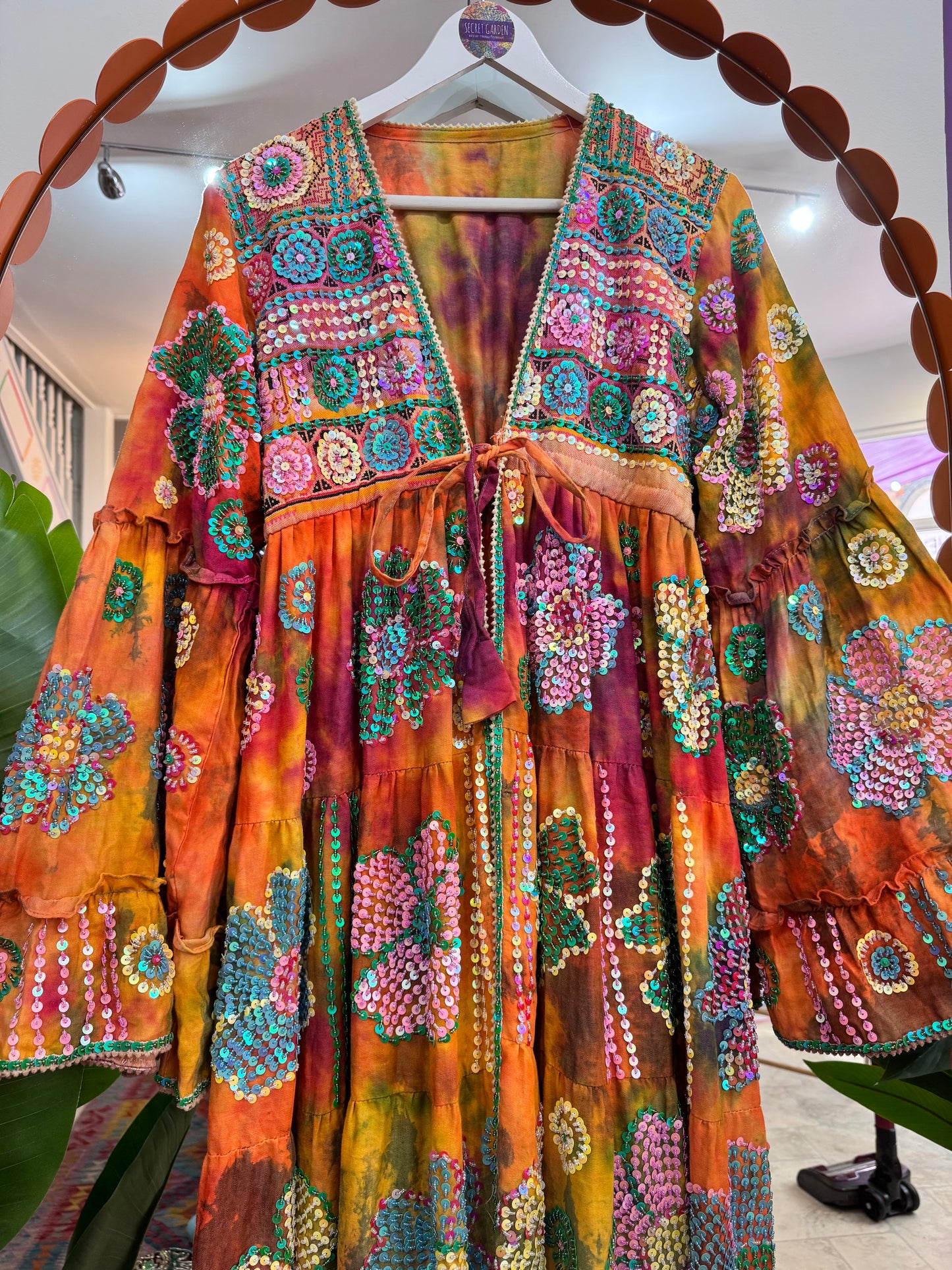 Gypsy Soul Maxi Kimono Ruffle Jacket - 2