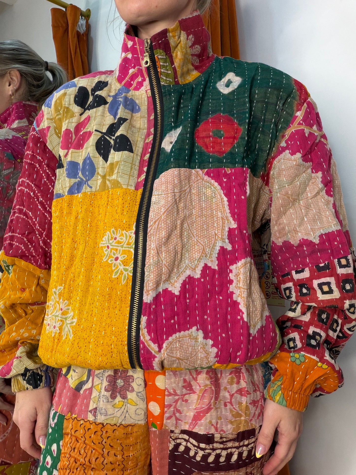 Blanket Kantha Bomber - 18 - UK 16