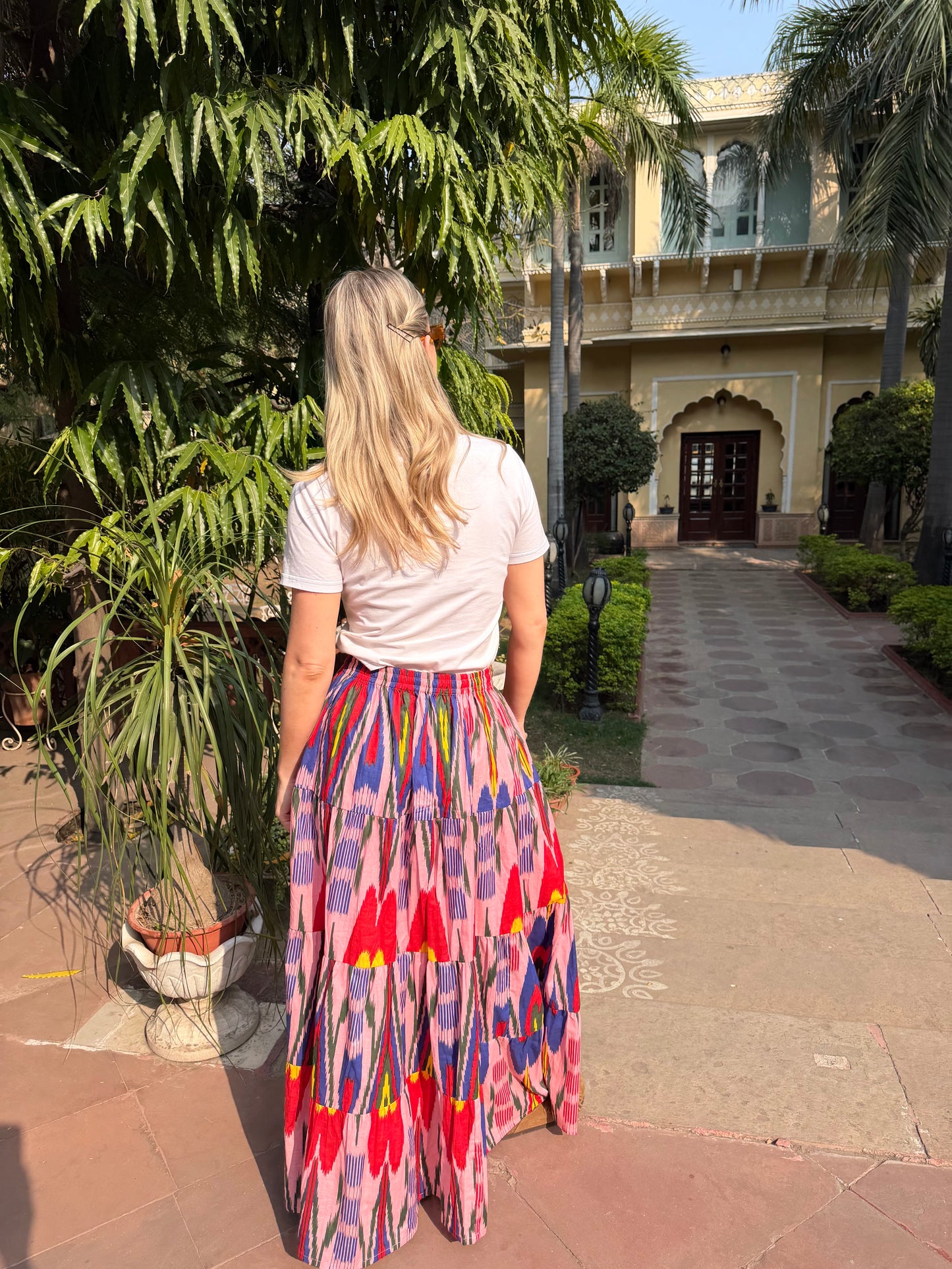 Aztec Maxi Stripe Skirt