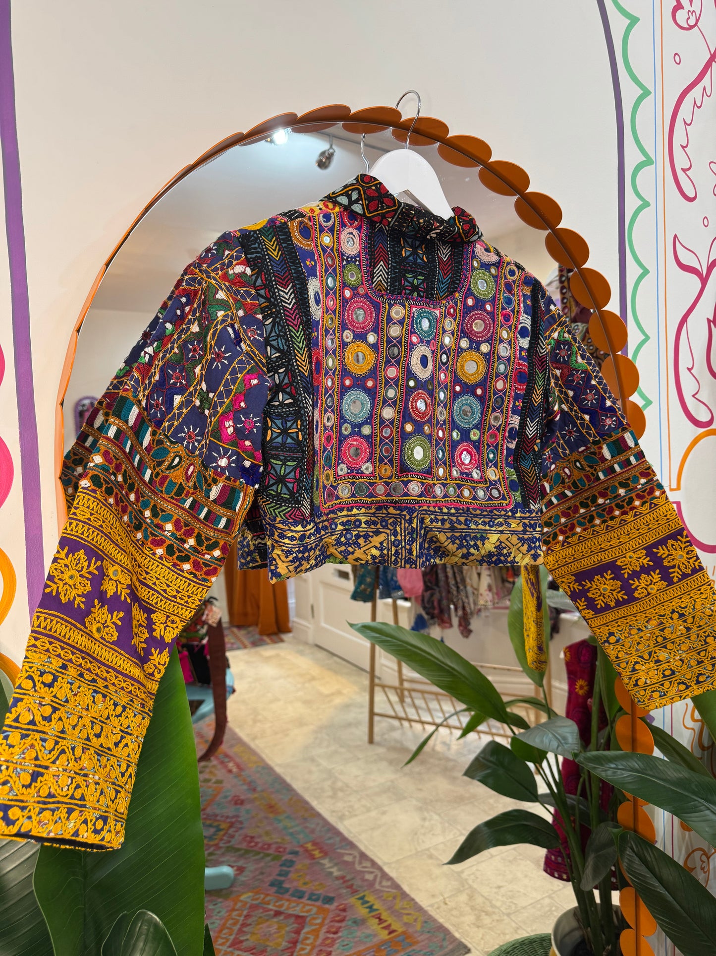Jaipur Cropped Jacket SIZE UK 6-12