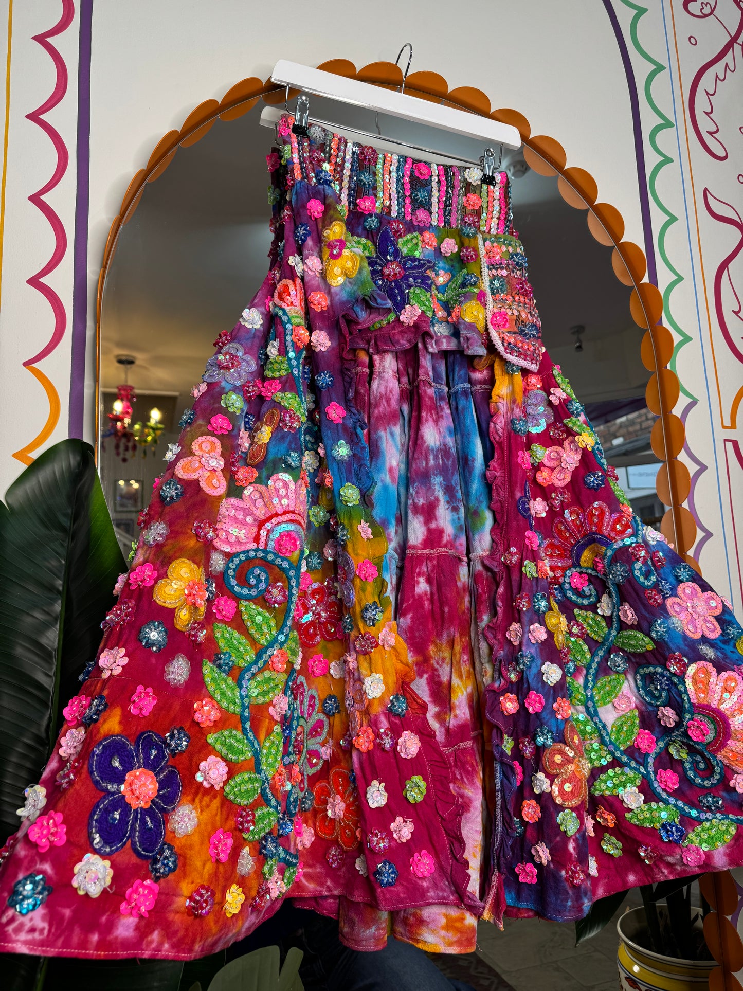 Gypsy Soul Tie Dye Ibiza Skirt