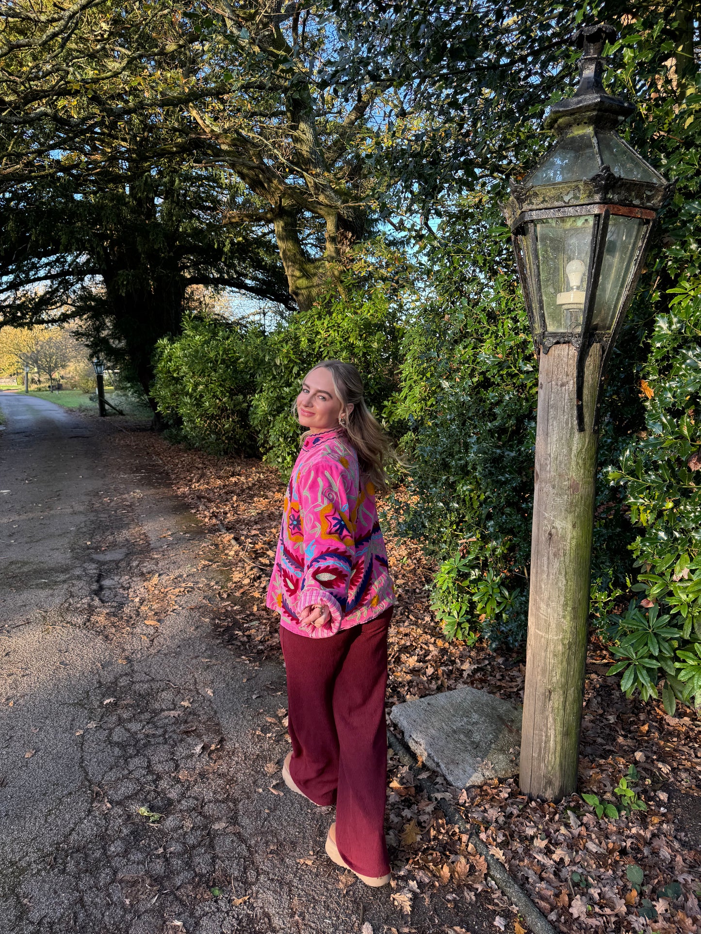 Velvet Suzani Duster Jacket