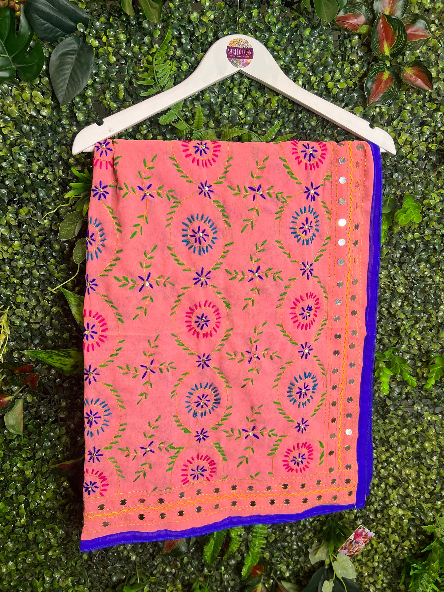 Phulkari Wool Scarf - 62