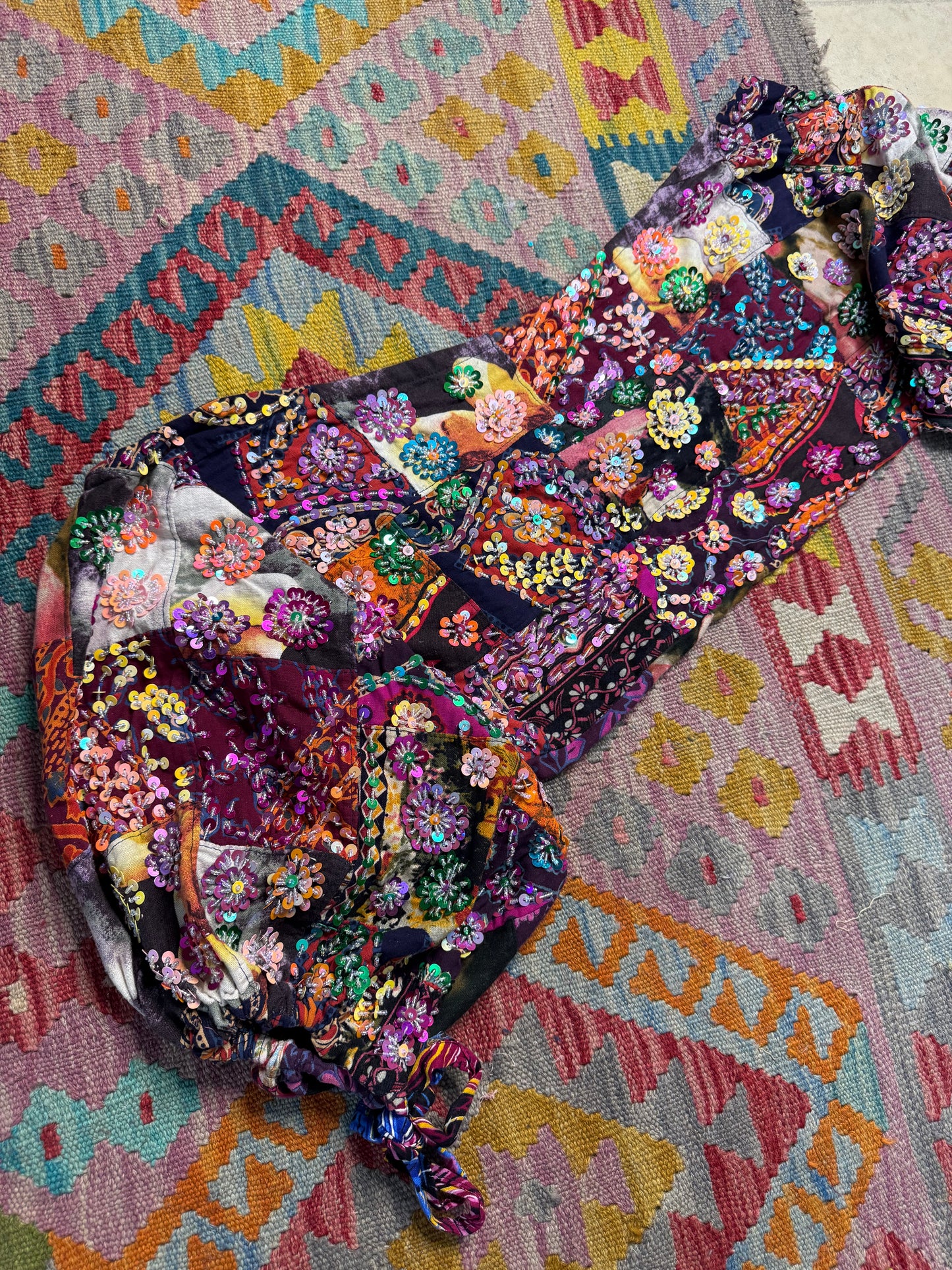 Gypsy Soul Patchwork Bolero Jacket - 4