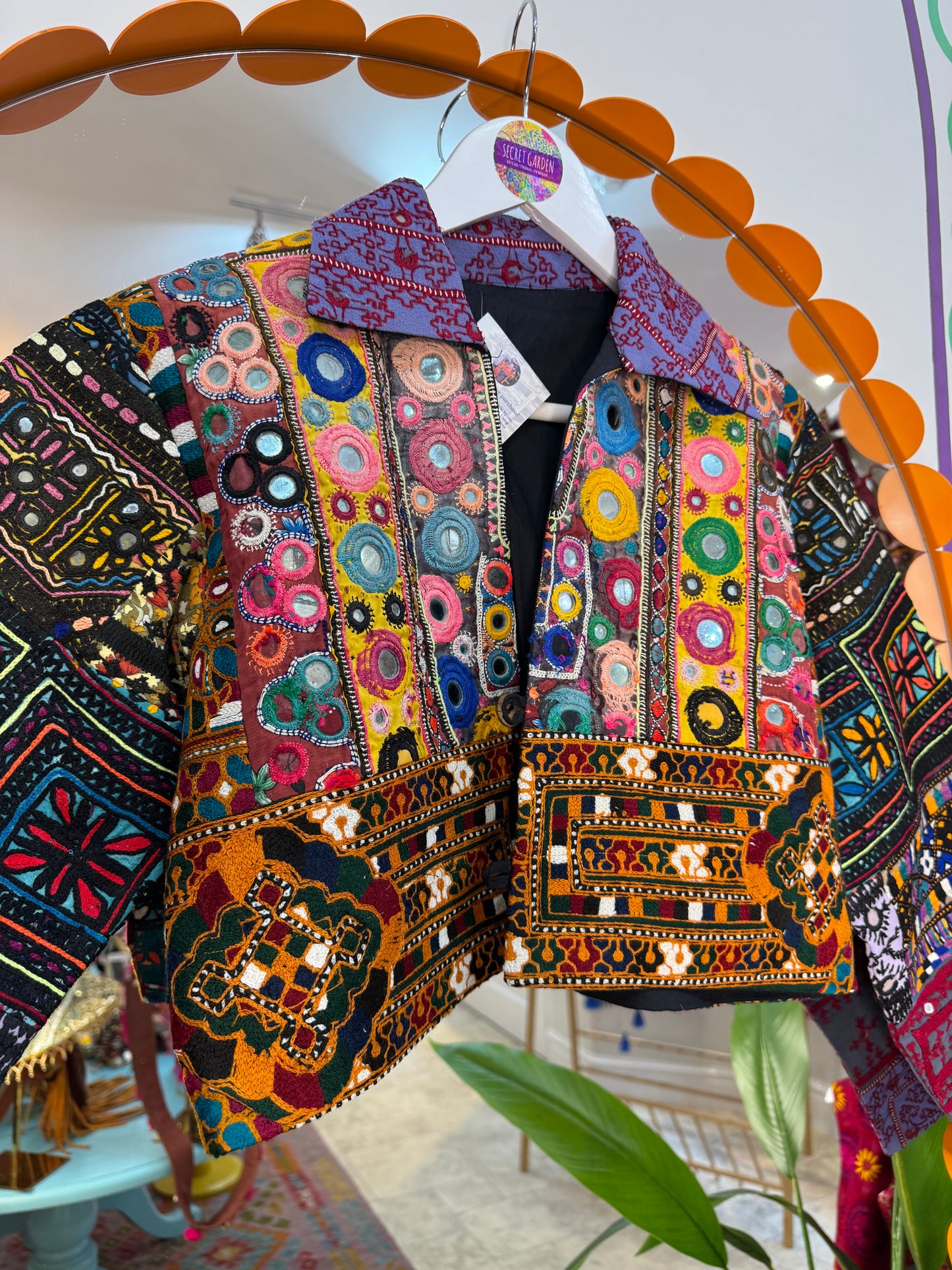 Jaipur Cropped Jacket SIZE UK 6-12