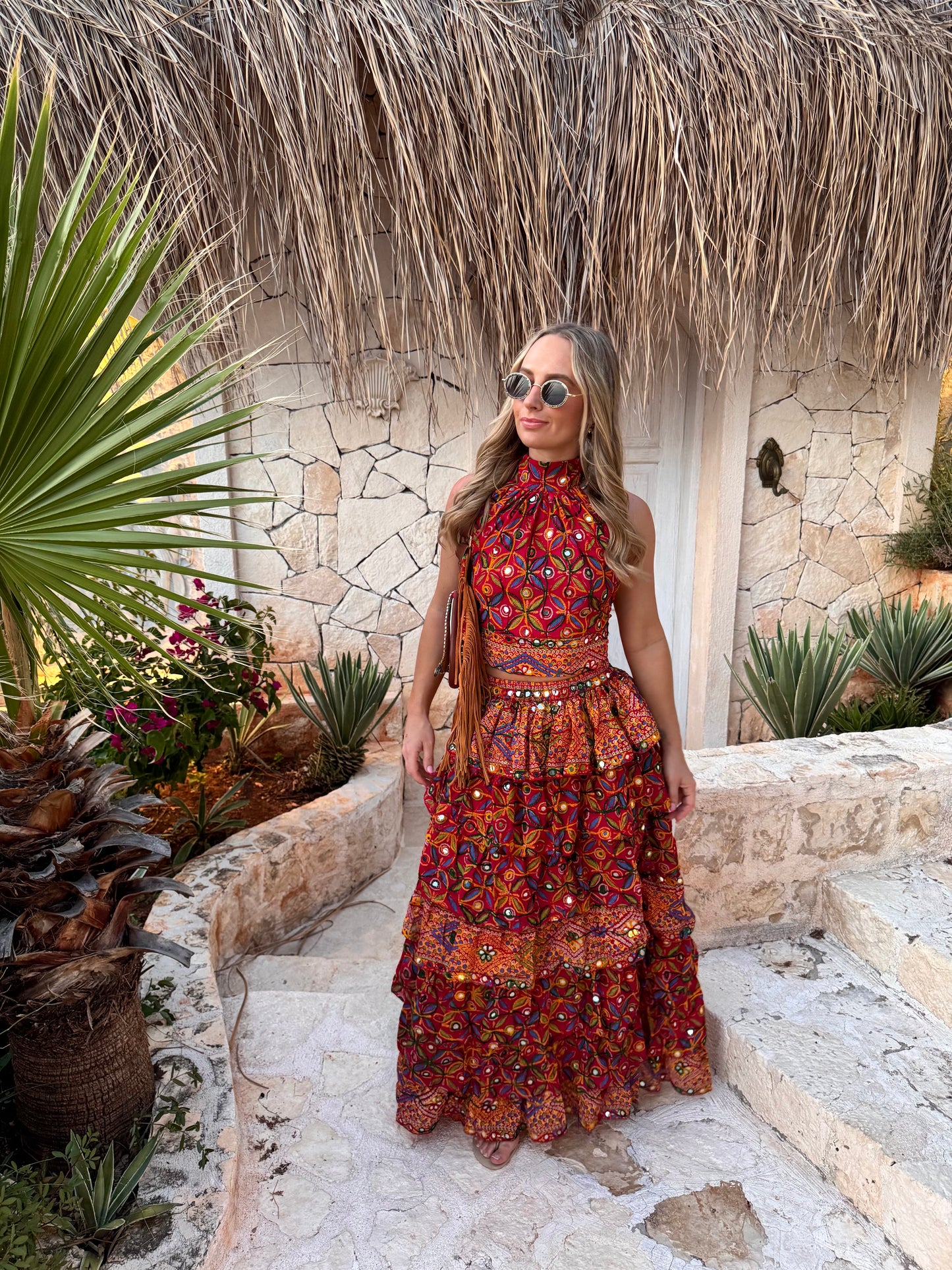 Frida Maxi Mirror Skirt