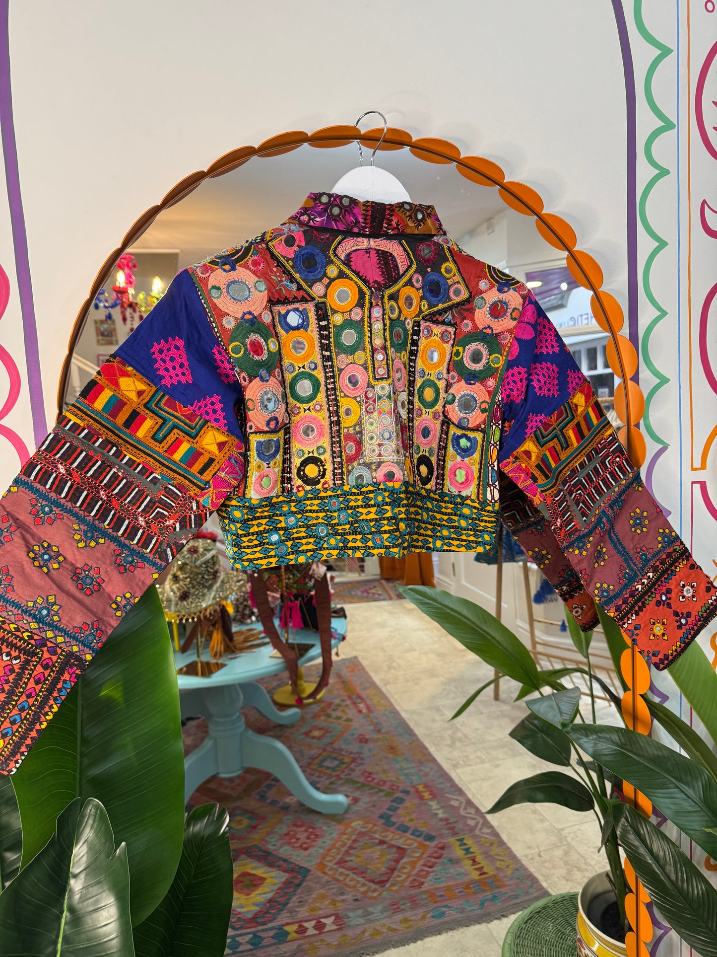 Jaipur Cropped Jacket SIZE UK 10-14