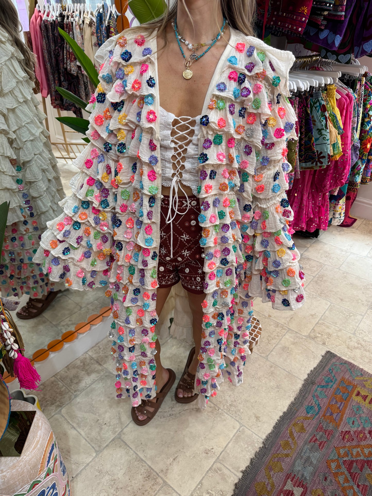 Gypsy Soul Maxi Ruffle Jacket