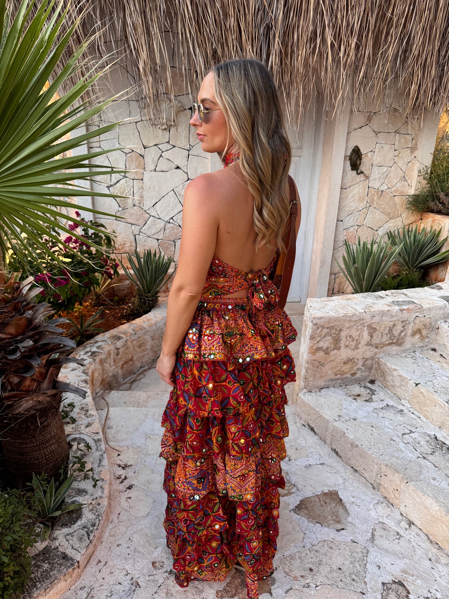 Frida Maxi Mirror Skirt