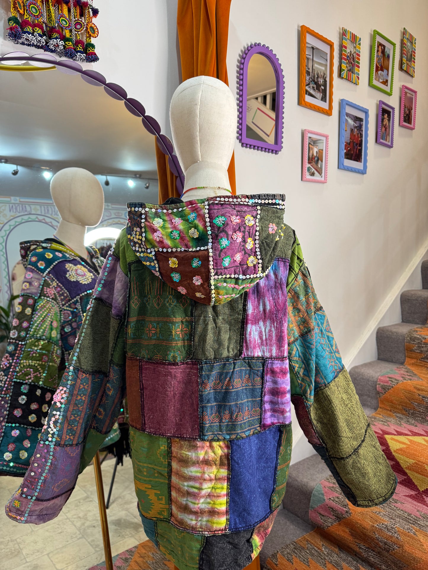 Gypsy Soul Patchwork Hoodie - 2