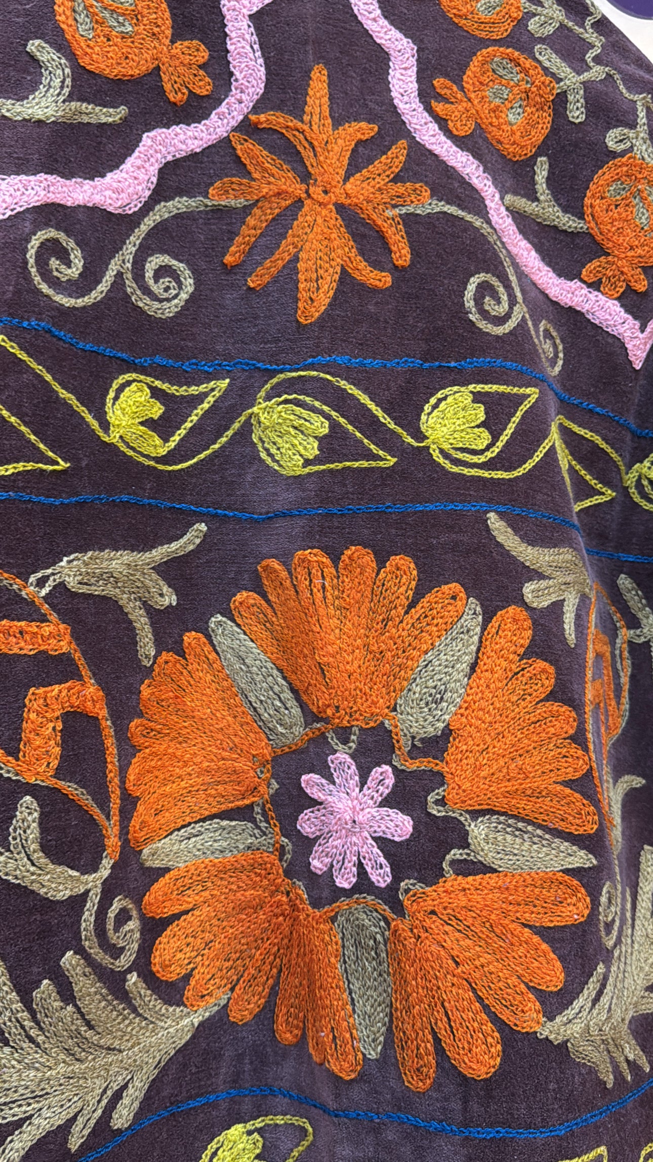 Velvet Suzani Duster Jacket