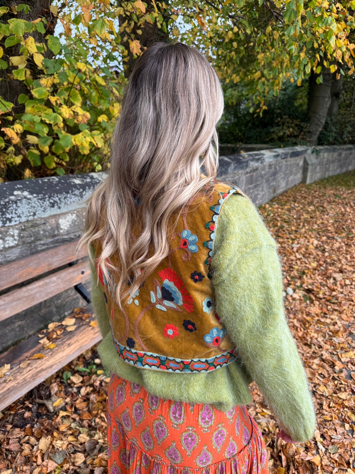 Velvet Flower Waistcoat