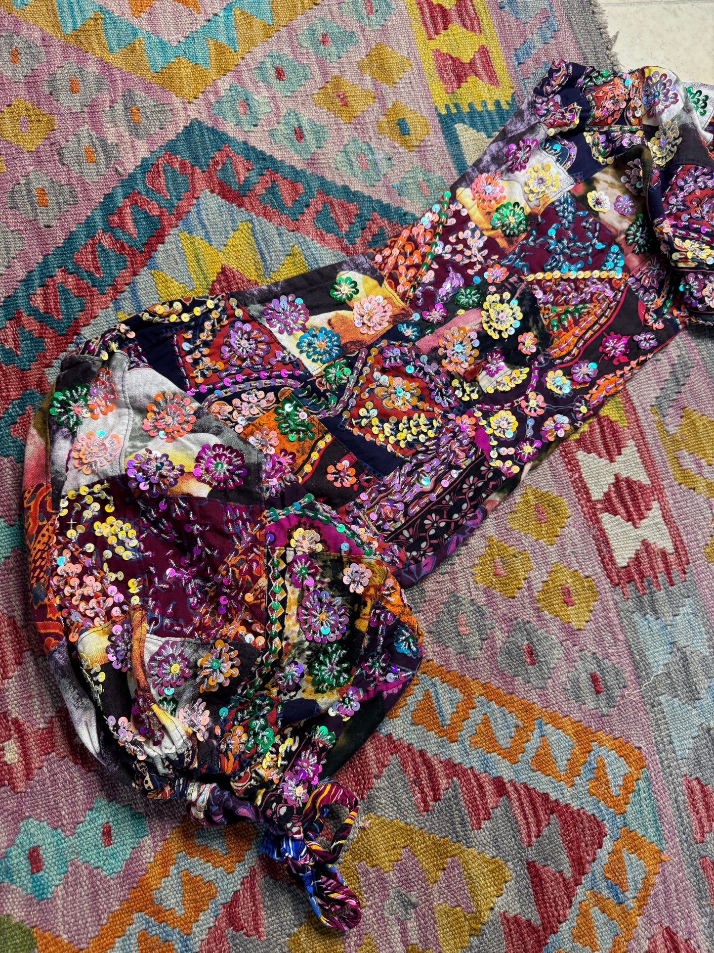 Gypsy Soul Patchwork Bolero Jacket - 4