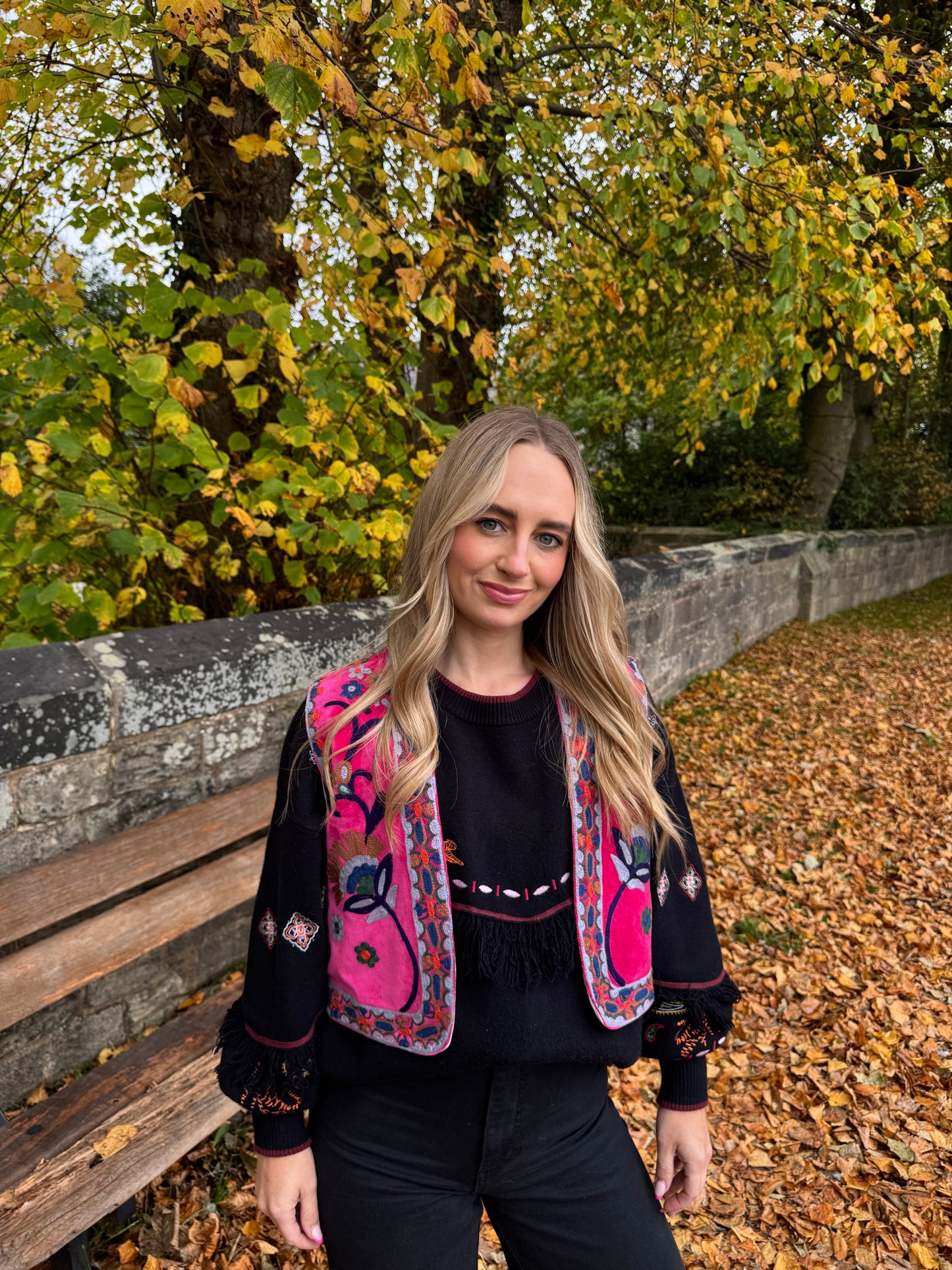 Velvet Flower Waistcoat