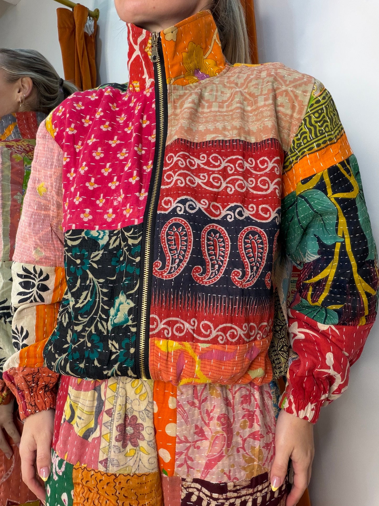 Blanket Kantha Bomber - 15 - UK 14