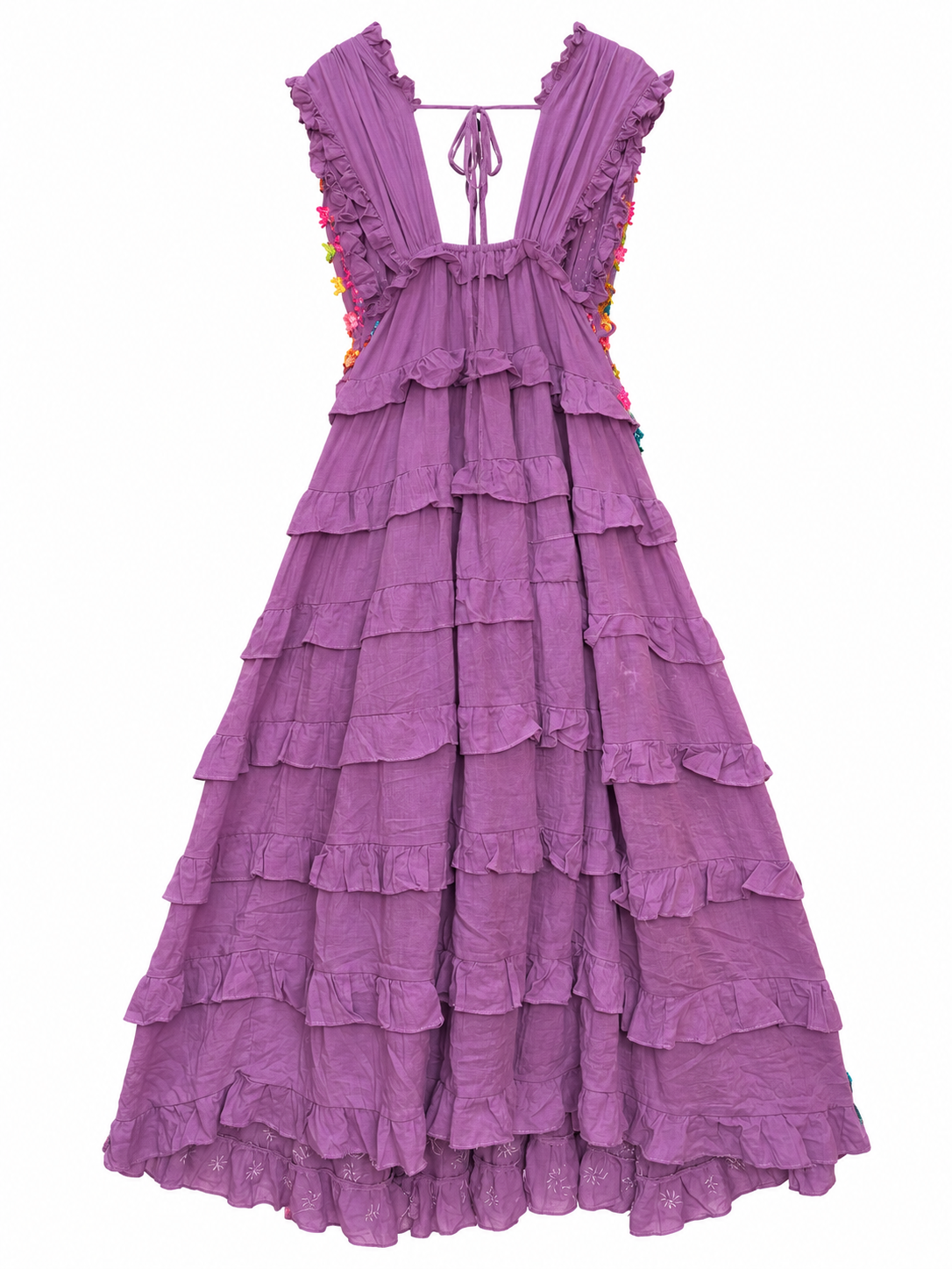Gypsy Soul Maxi Dress in Lilac Purple
