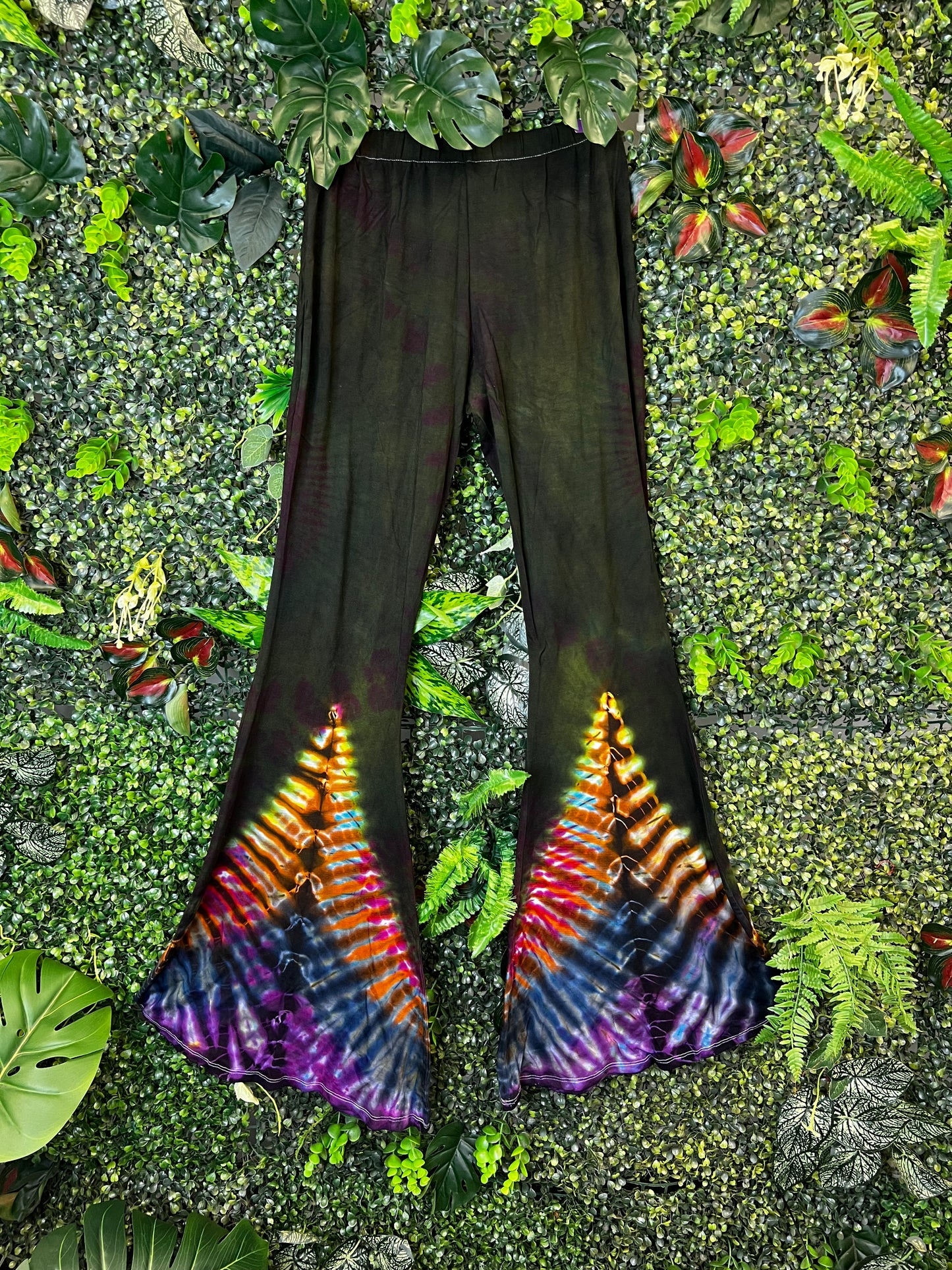 Tie Dye Flare - Green 6