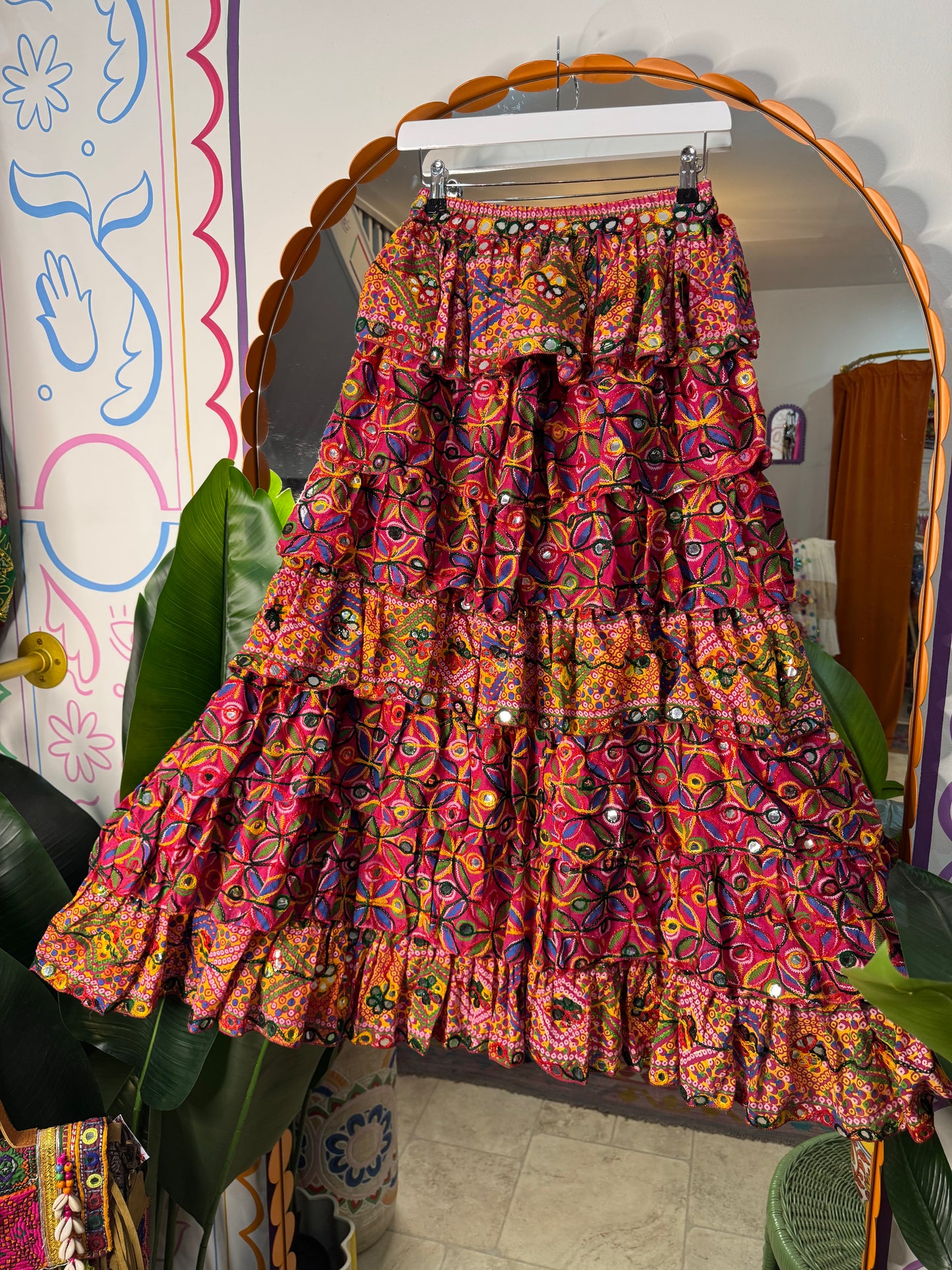 Frida Maxi Mirror Skirt