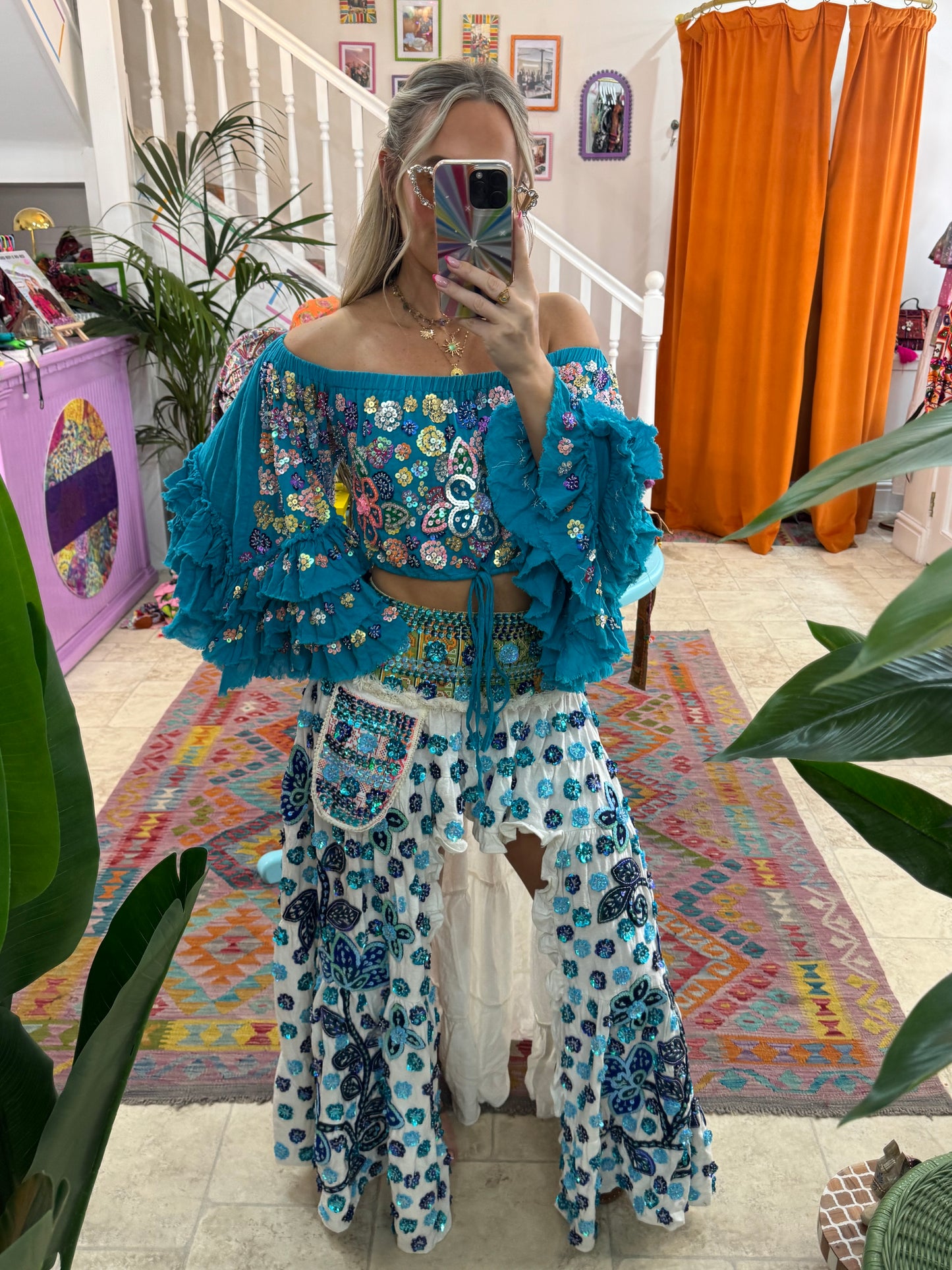 Gypsy Soul White Ibiza Skirt - 1