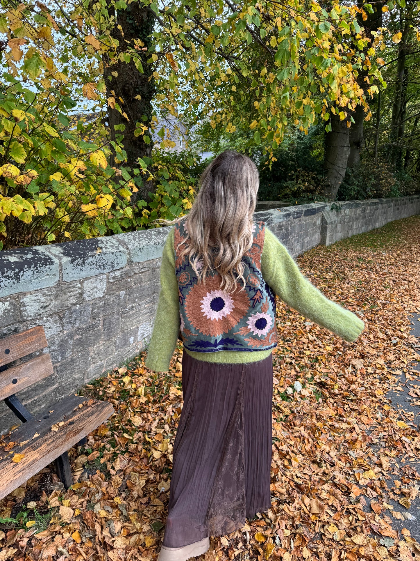 Velvet Flower Waistcoat