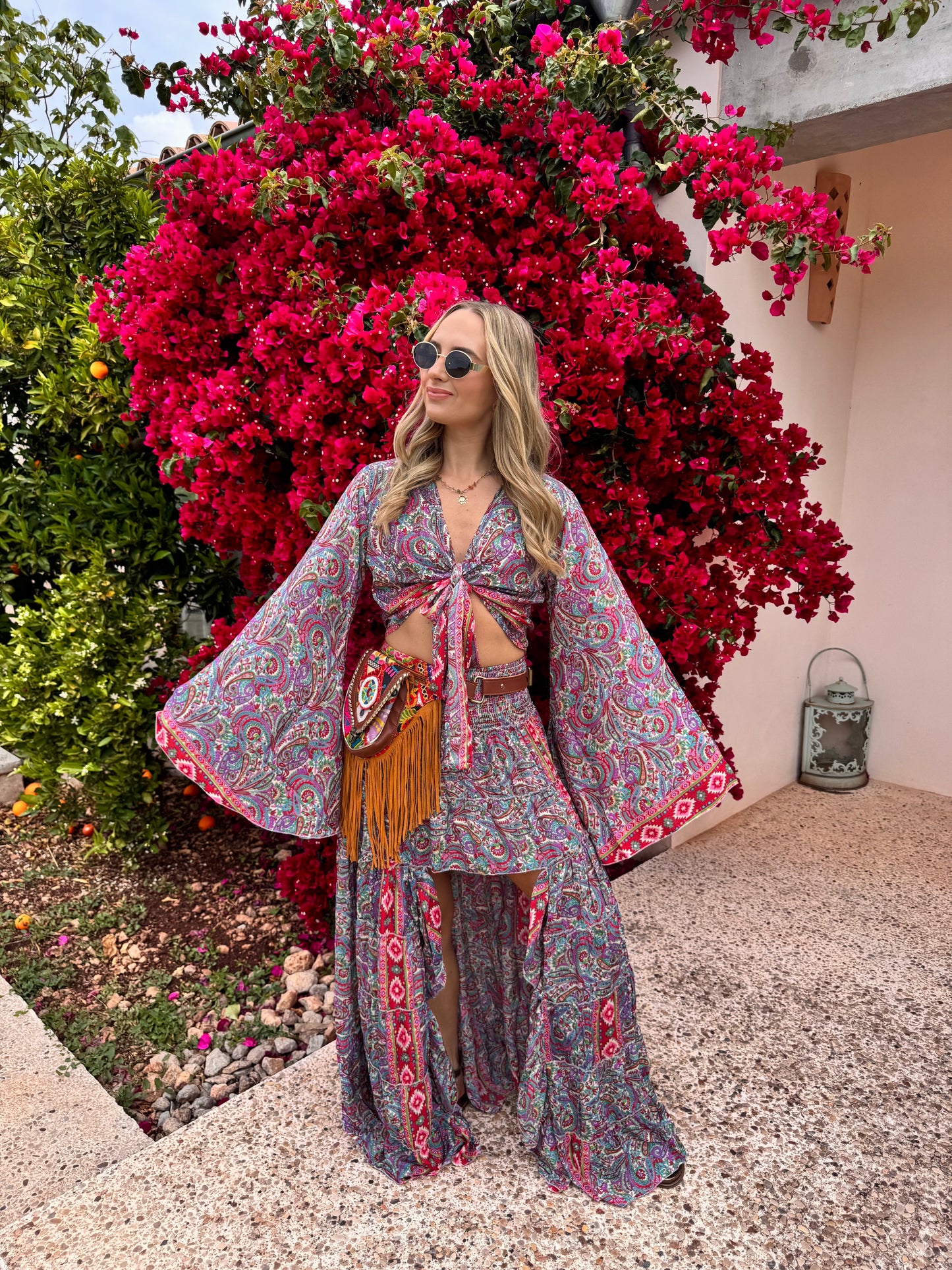 Valentina Top & Maxi Skirt Set