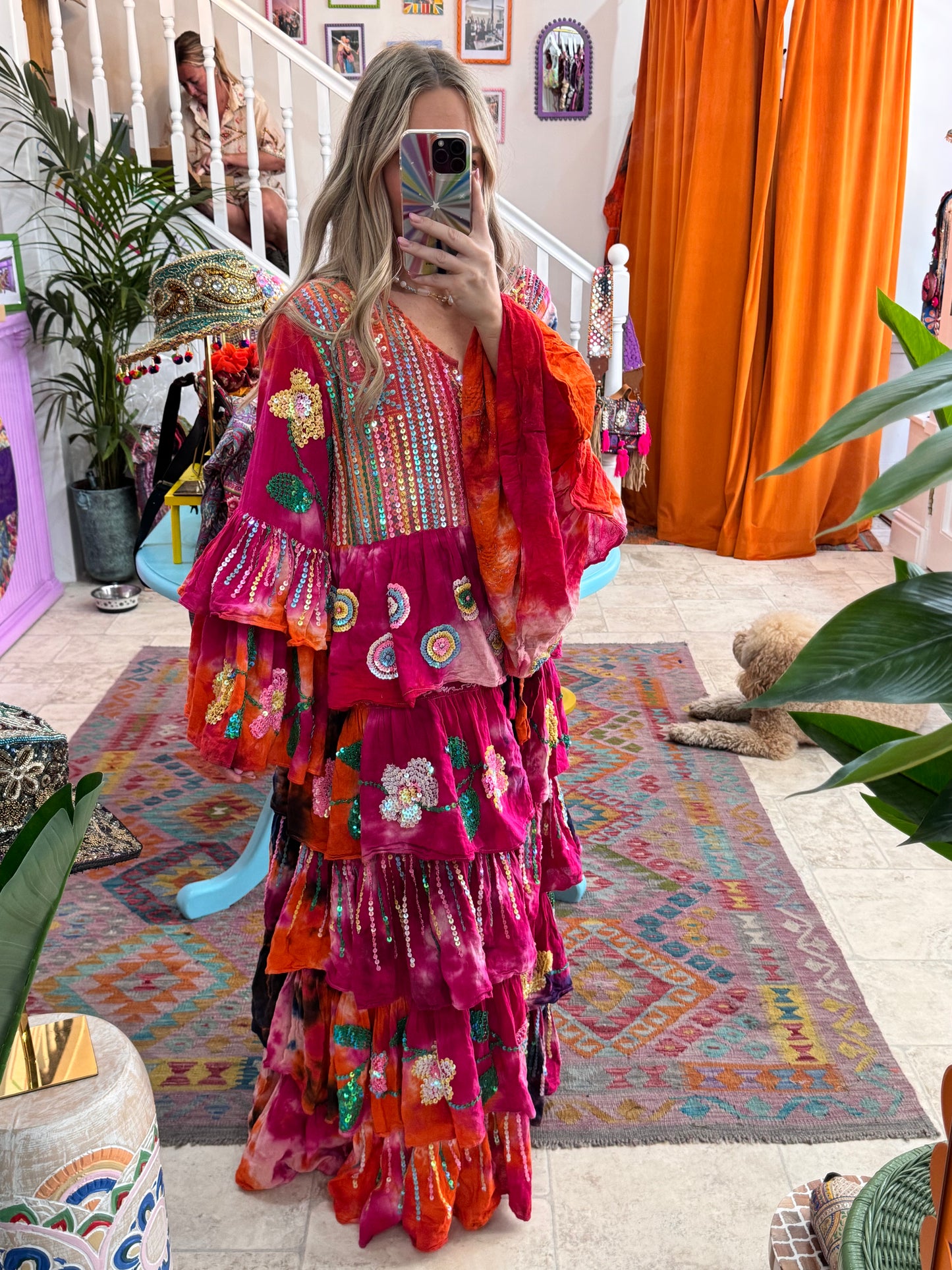 Gypsy Soul Maxi Kimono Ruffle Jacket