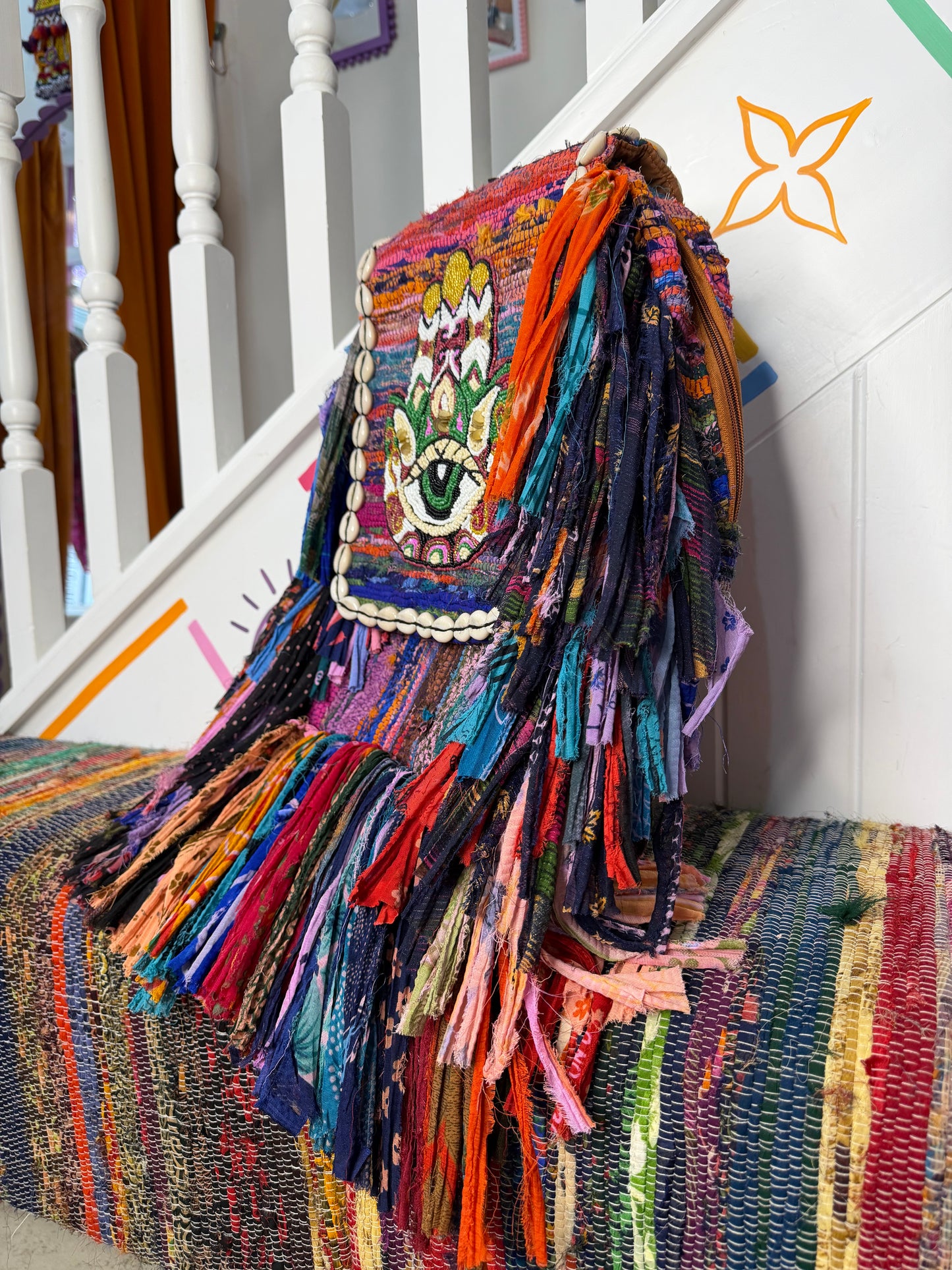 Rag Rug Hamsa Backpack