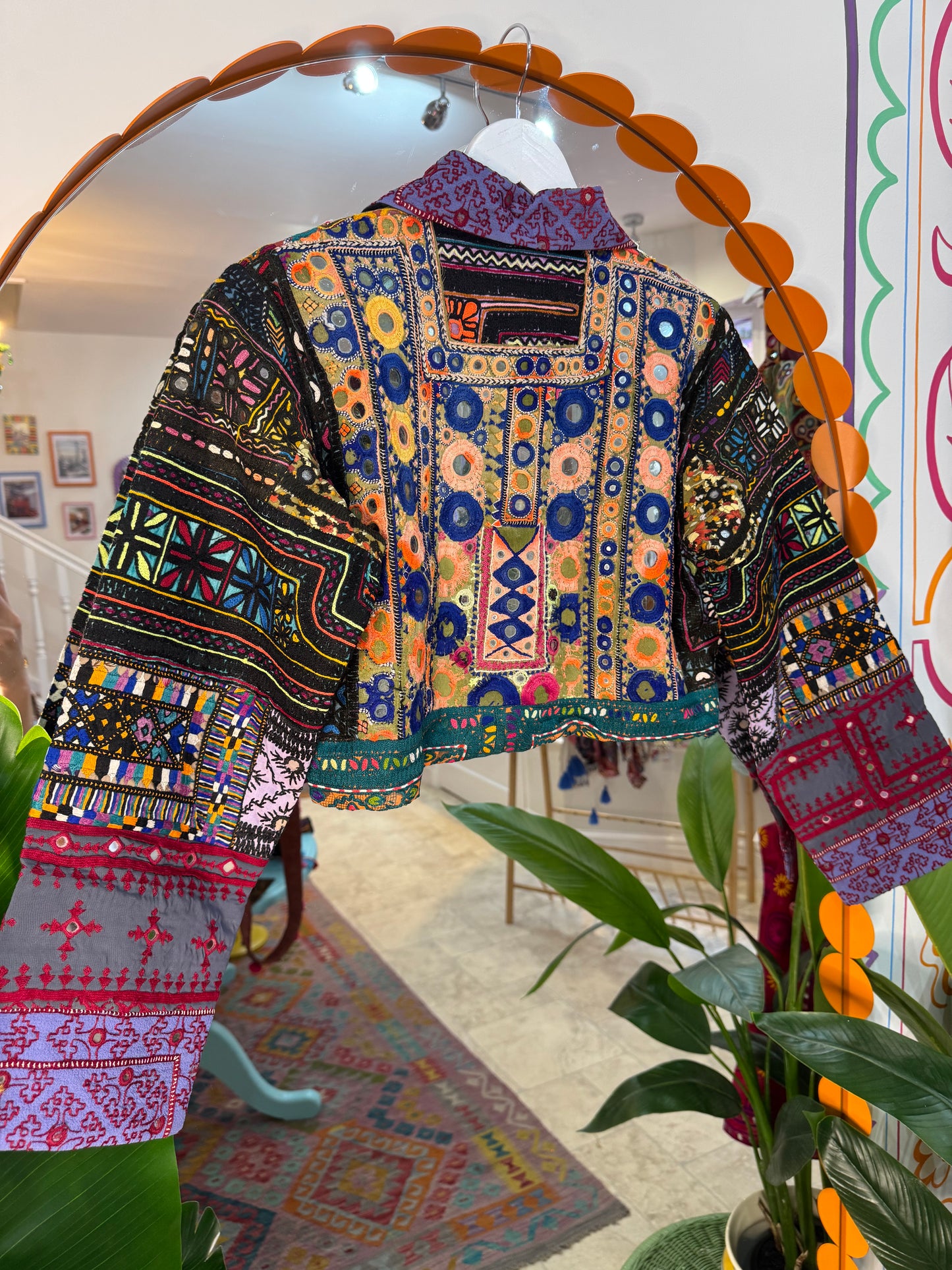 Jaipur Cropped Jacket SIZE UK 6-12