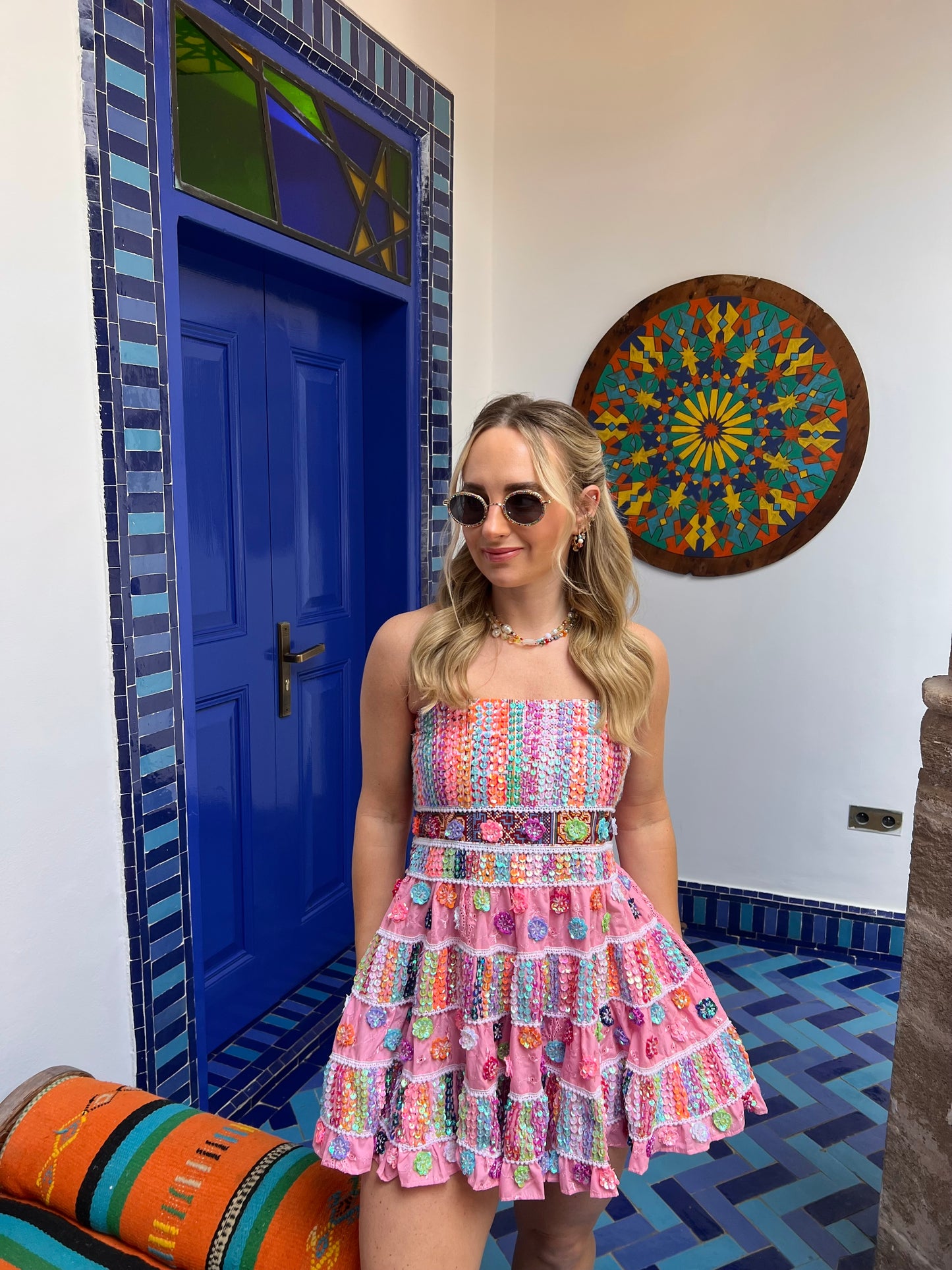 Gypsy Soul Dress in Pink - 1