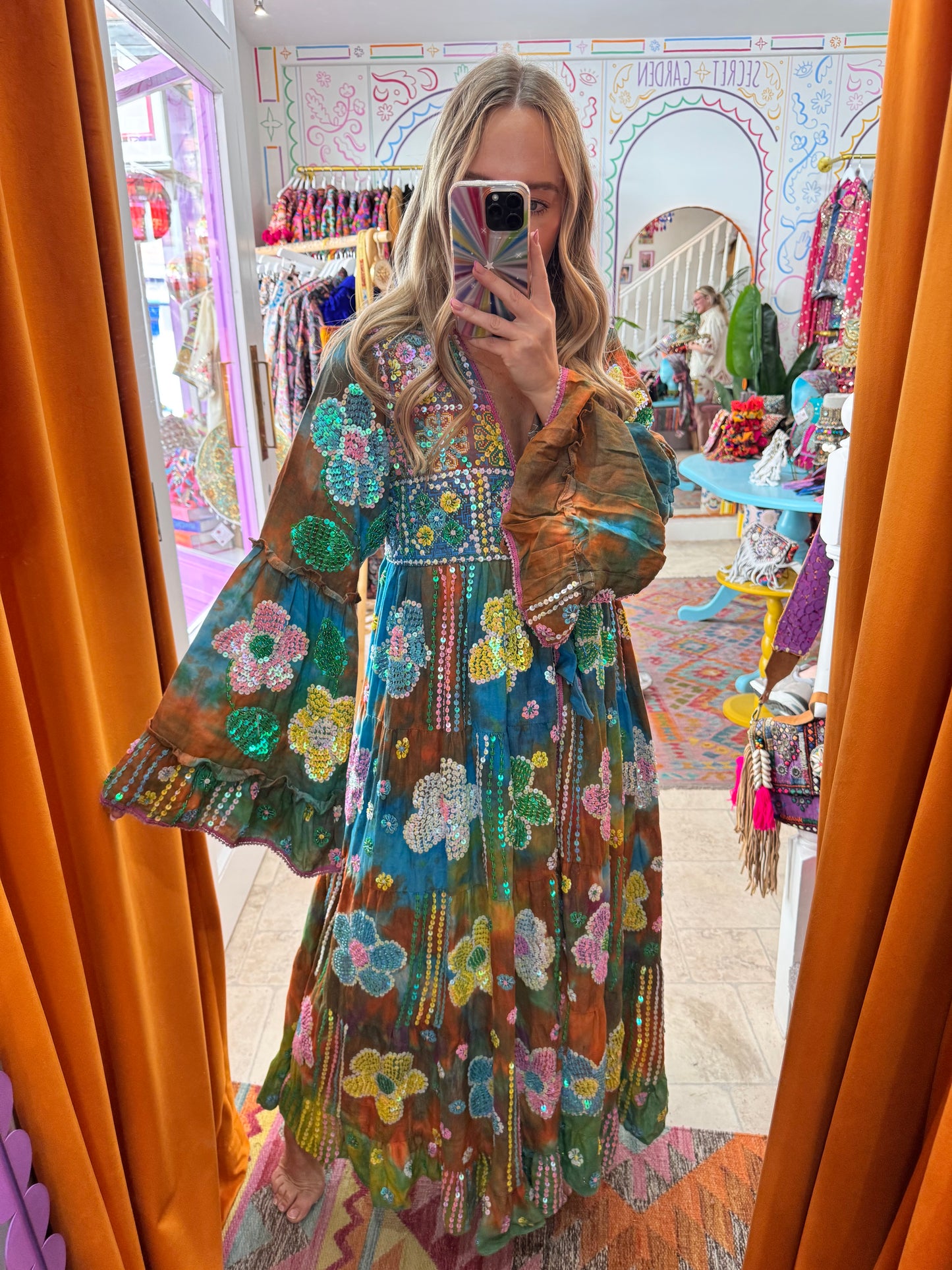 Gypsy Soul Maxi Kimono Ruffle Jacket - 3