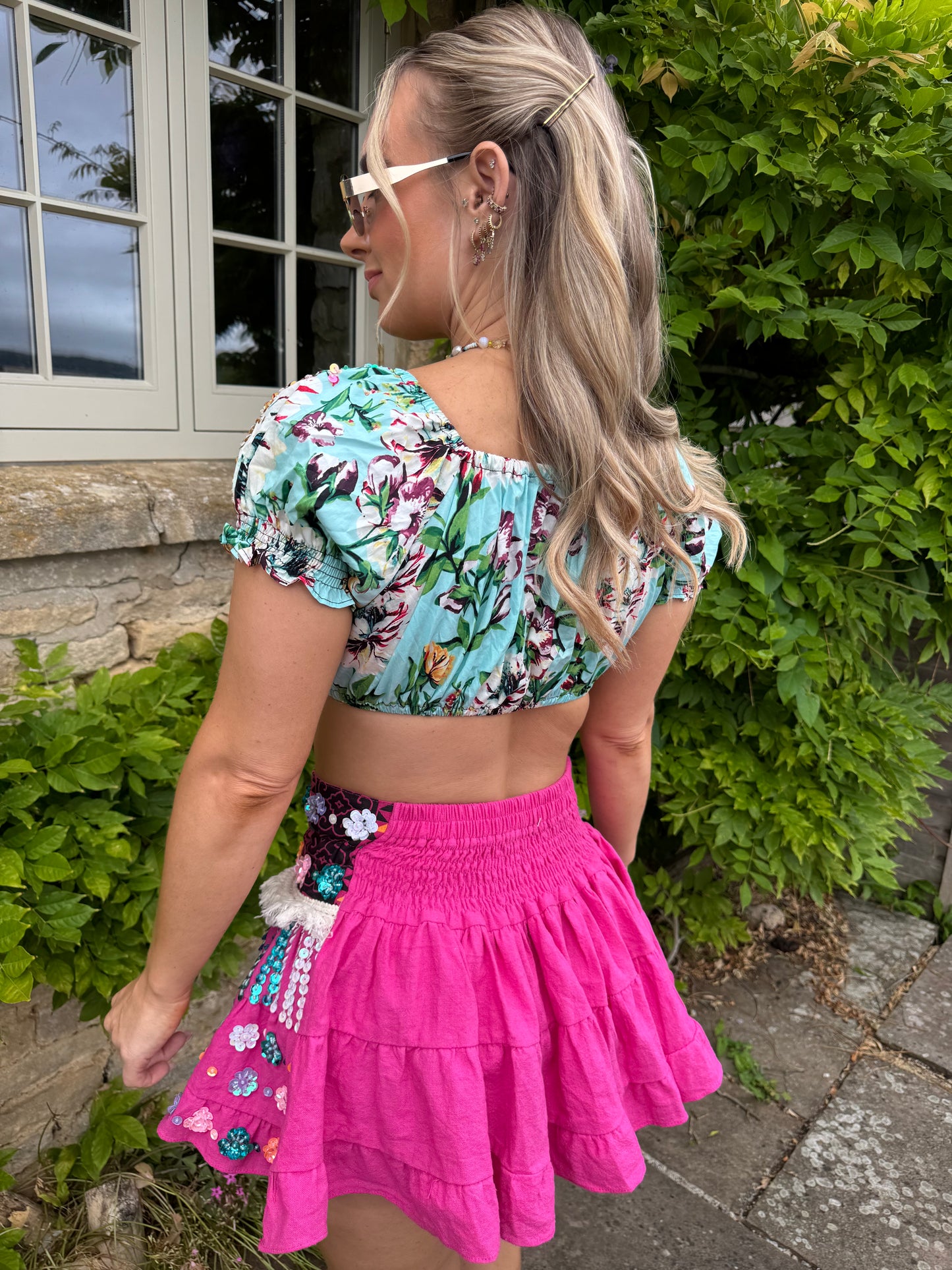 Gypsy Soul Mini Pink Skirt - 1