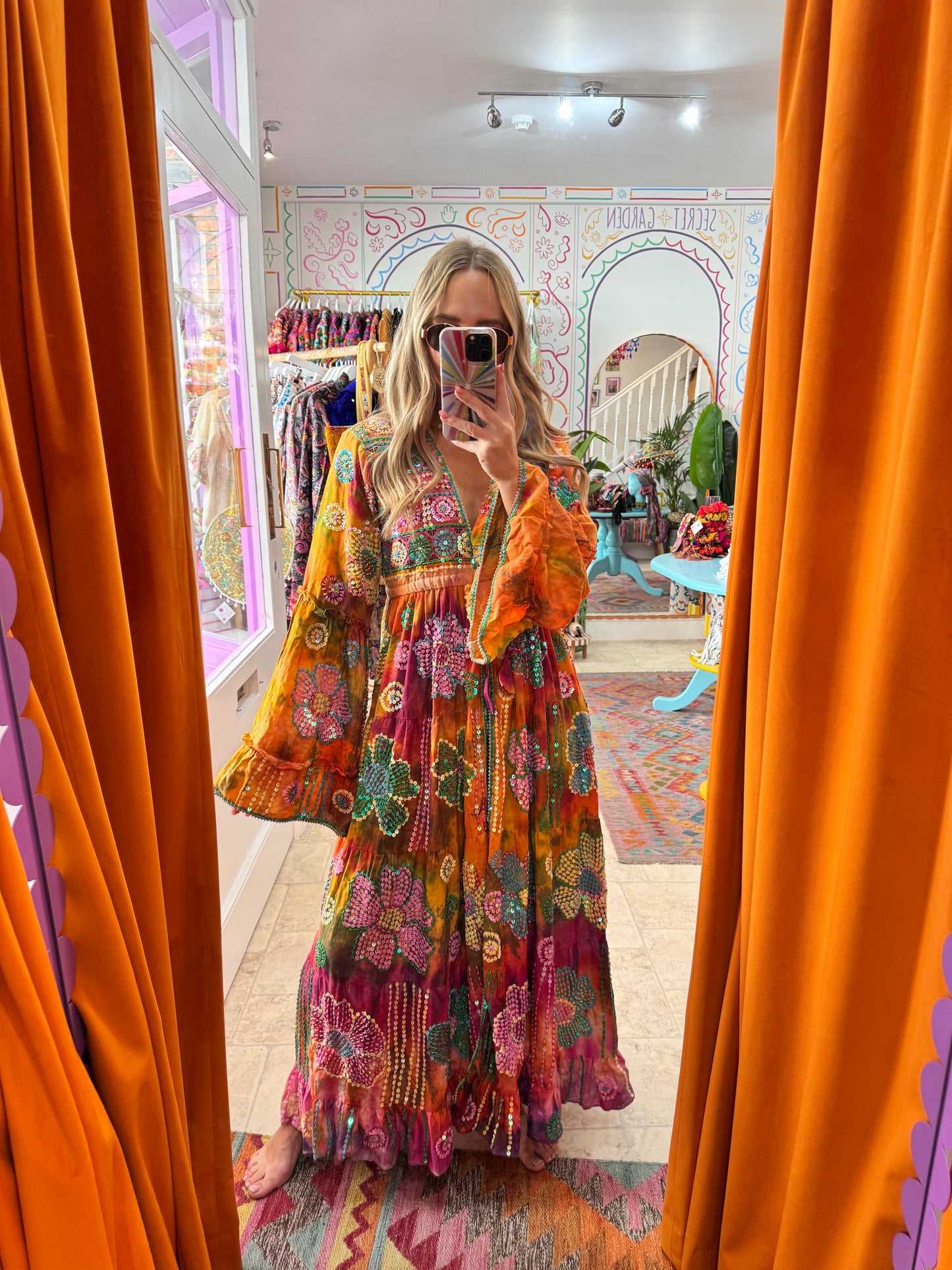 Gypsy Soul Maxi Kimono Ruffle Jacket - 2