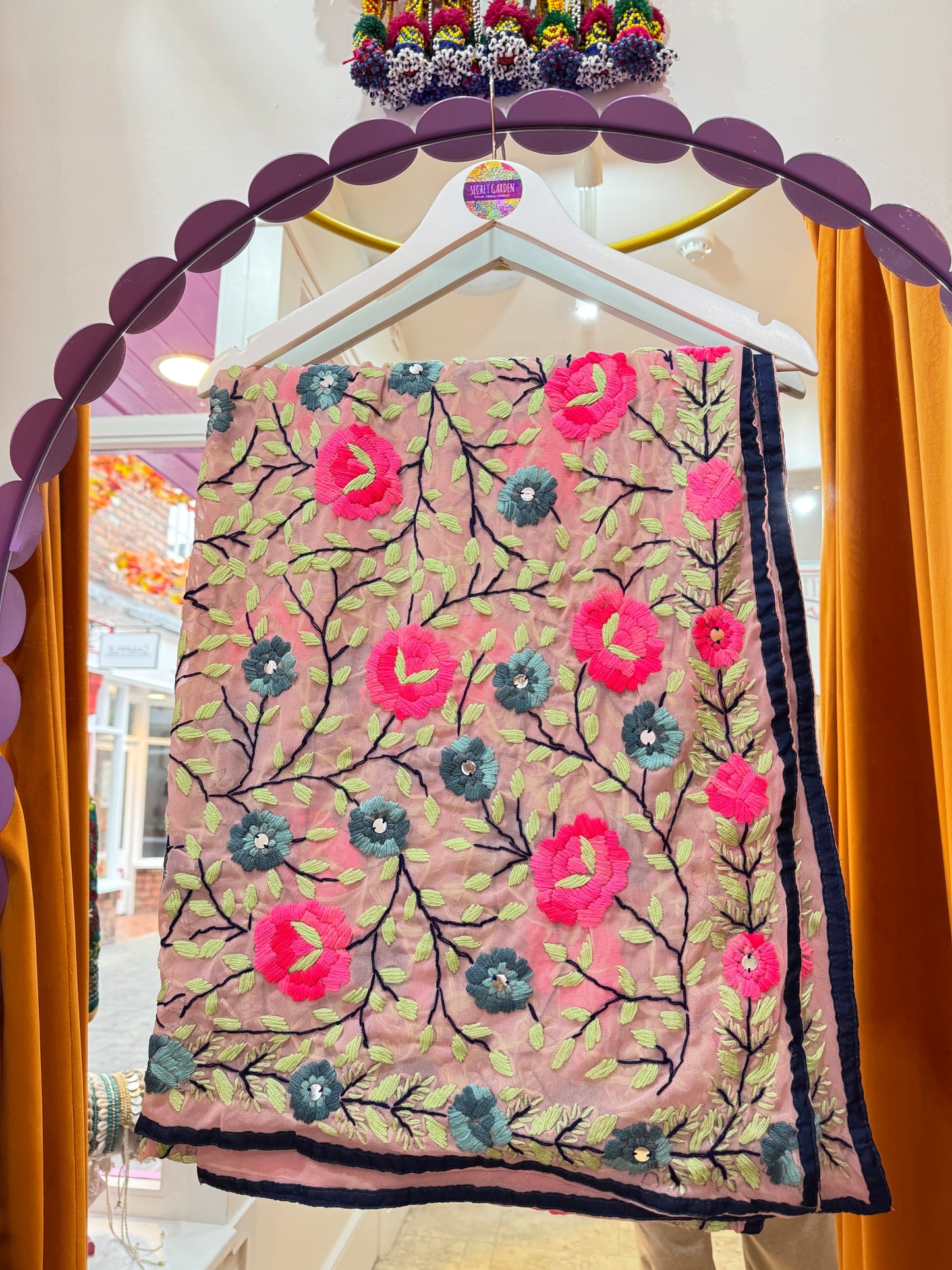 Phulkari Wool Scarf - 9