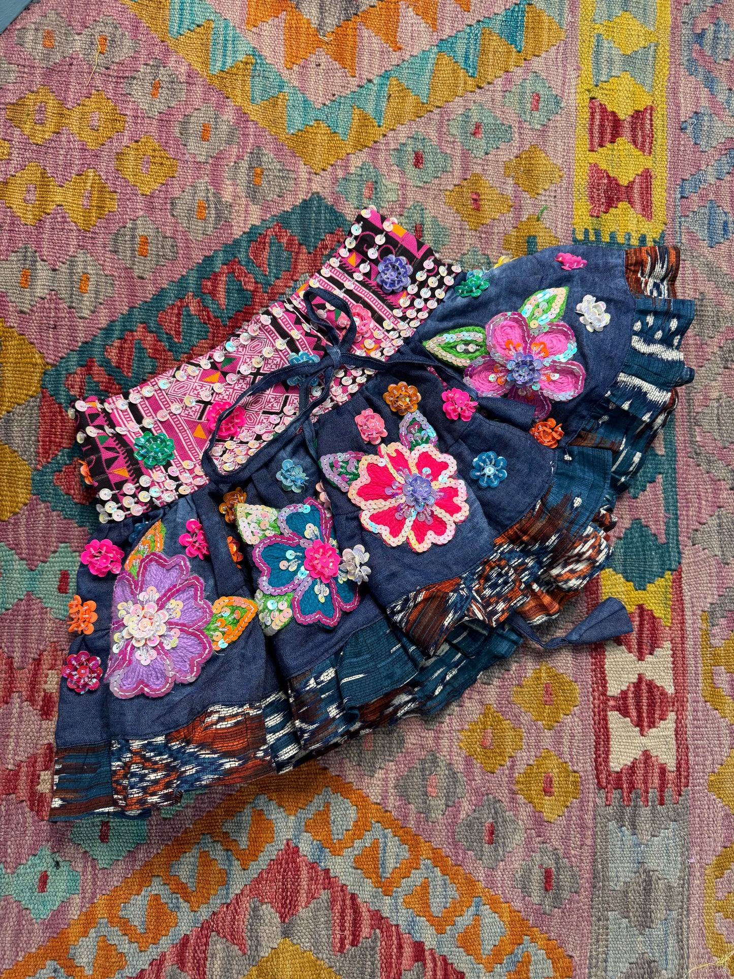 Gypsy Soul Mini Multi Rainbow Skirt - 5