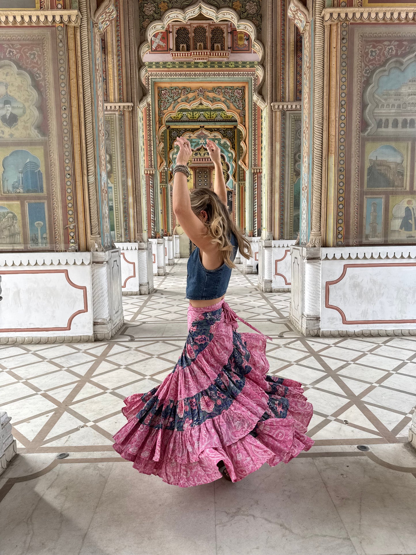 Frida Maxi Wrap Skirt