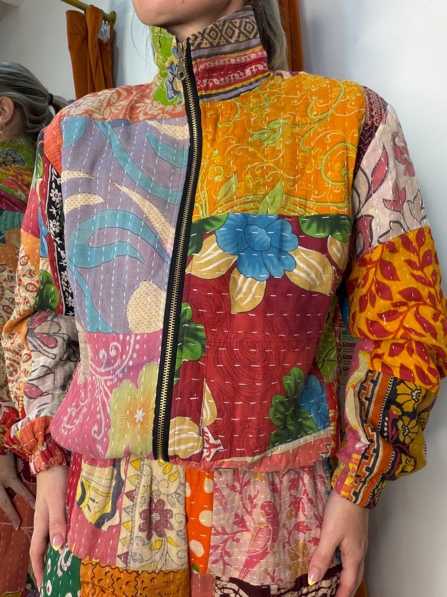 Blanket Kantha Bomber - 11 - UK 12