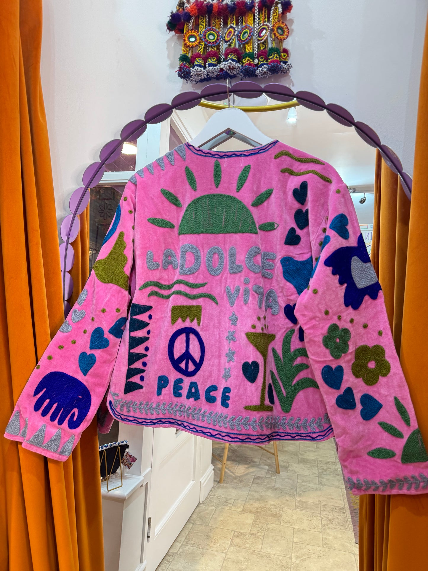 Joy Velvet Duster Jacket - 5