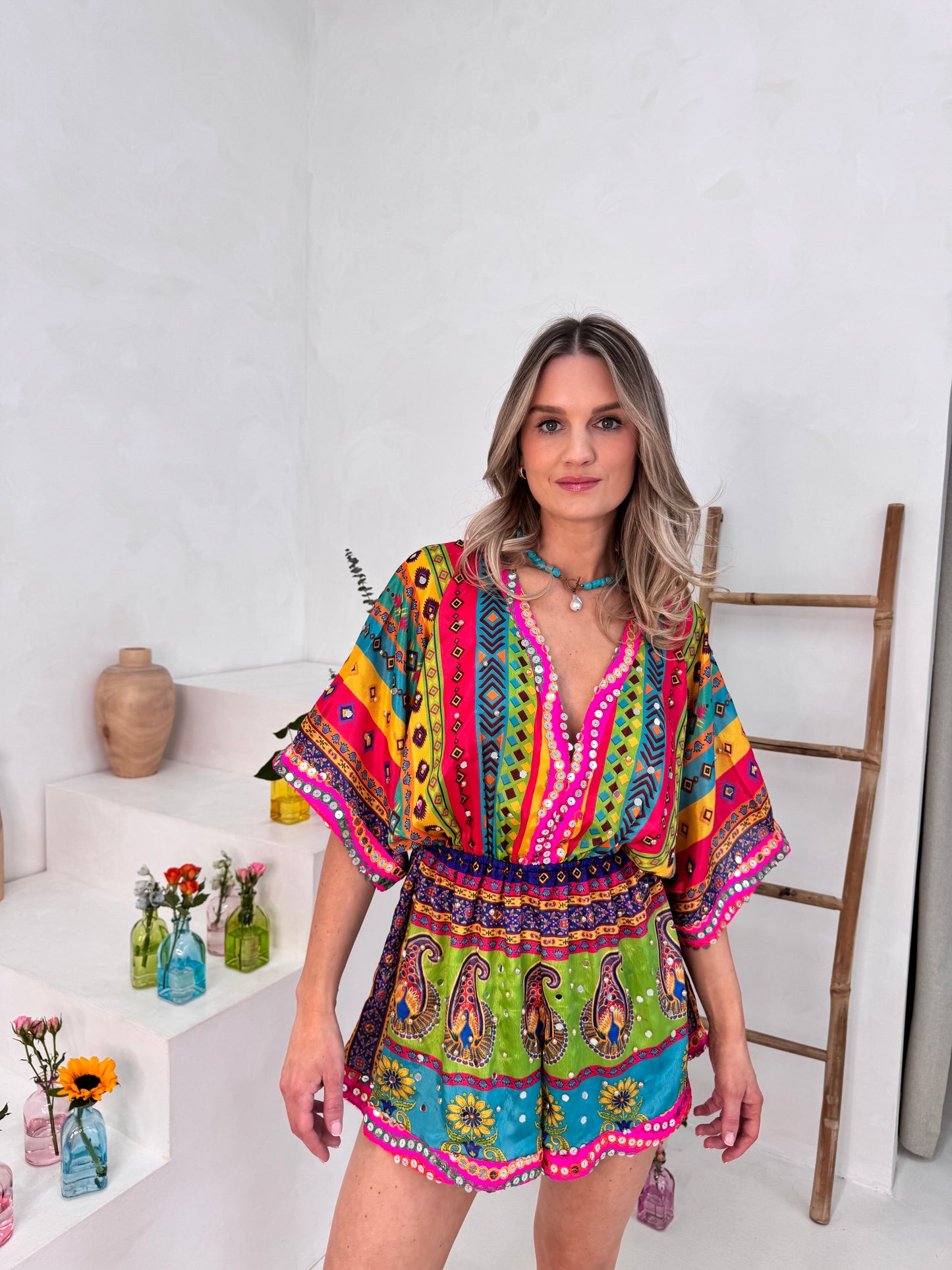 Bali Mirror Playsuit