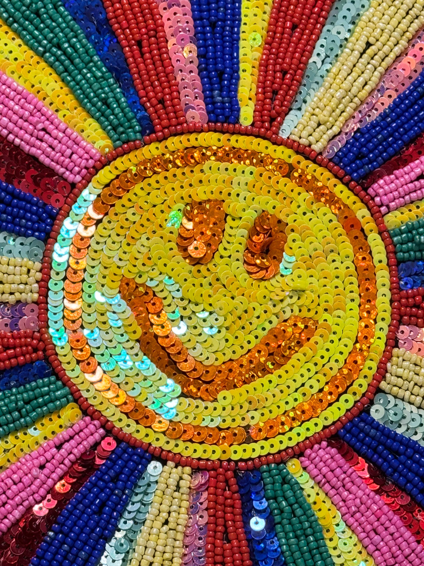 90s Smiley Sequin Bag