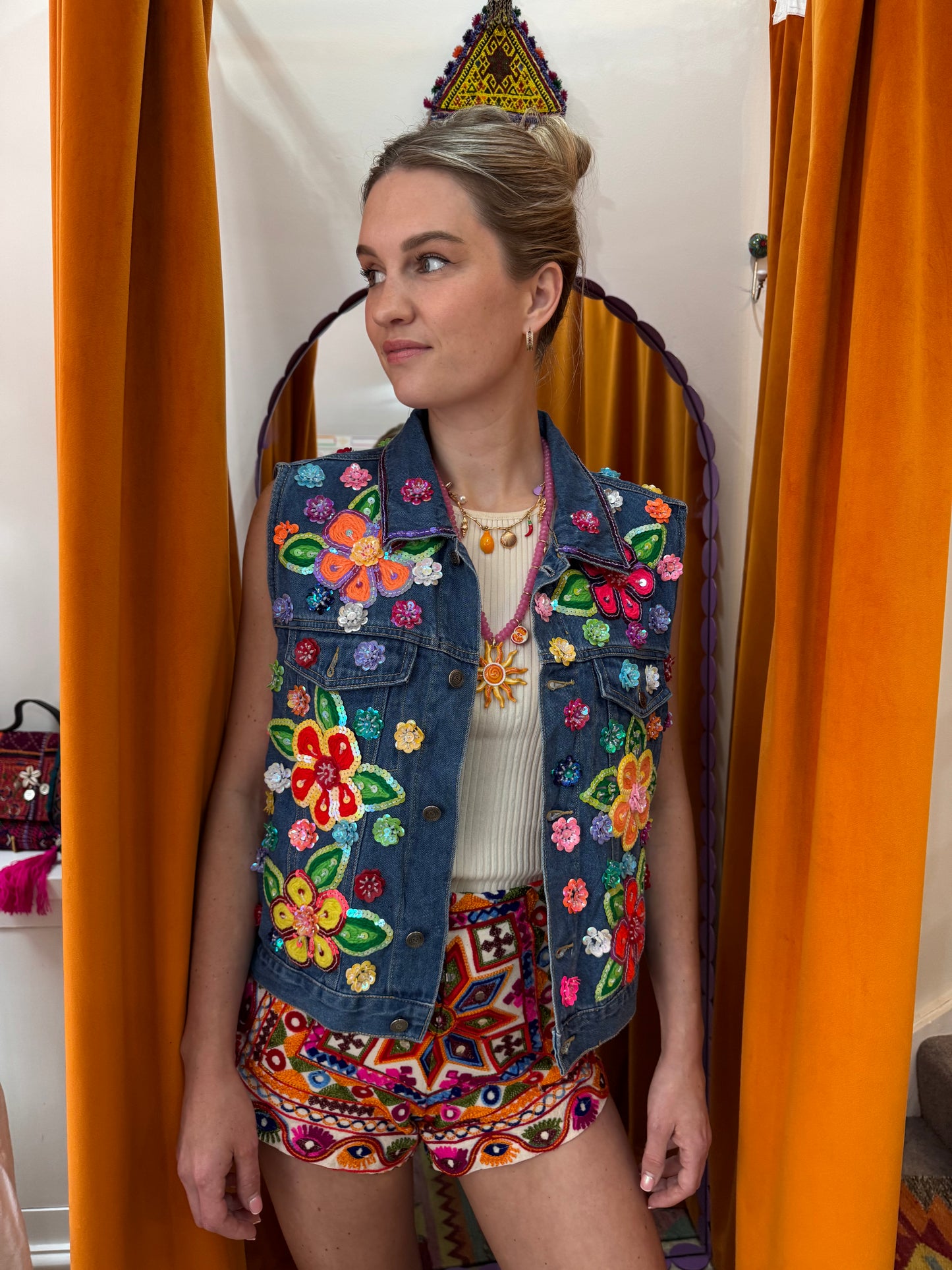 Gypsy Soul Denim Gilet - 2