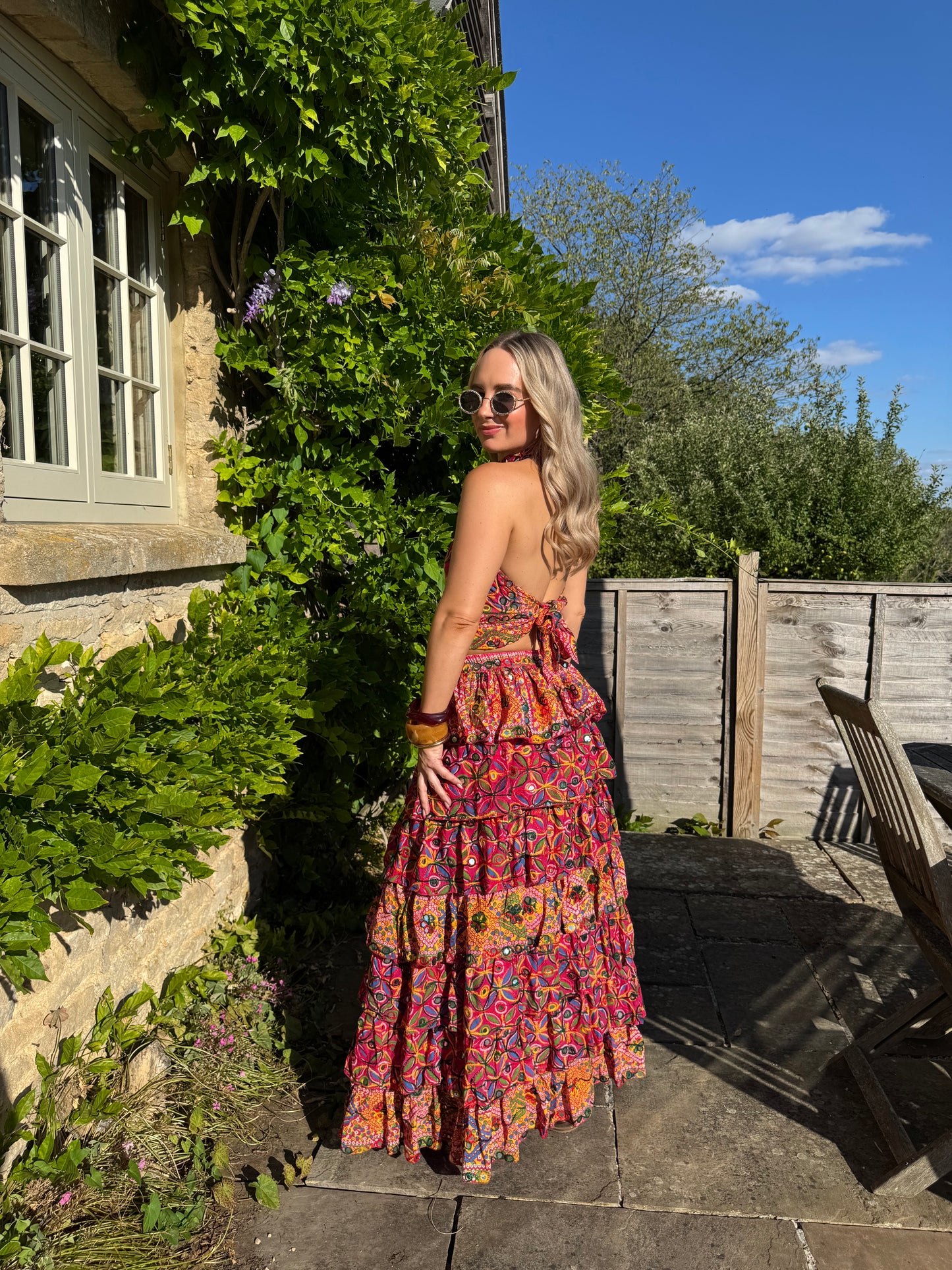 Frida Maxi Mirror Skirt